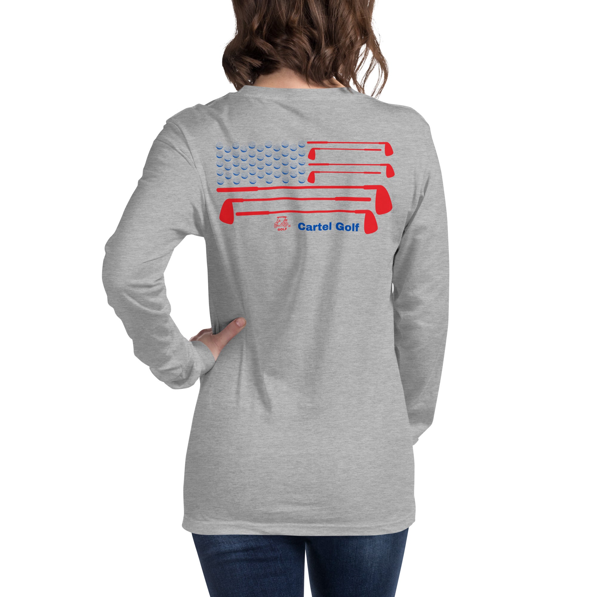 Unisex Long Sleeve Tee "Cartel Golf USA"