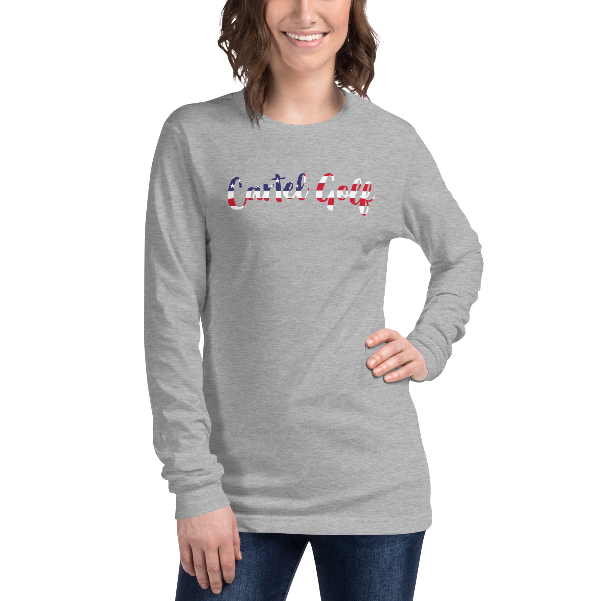 Unisex Long Sleeve Tee "Cartel Golf USA"