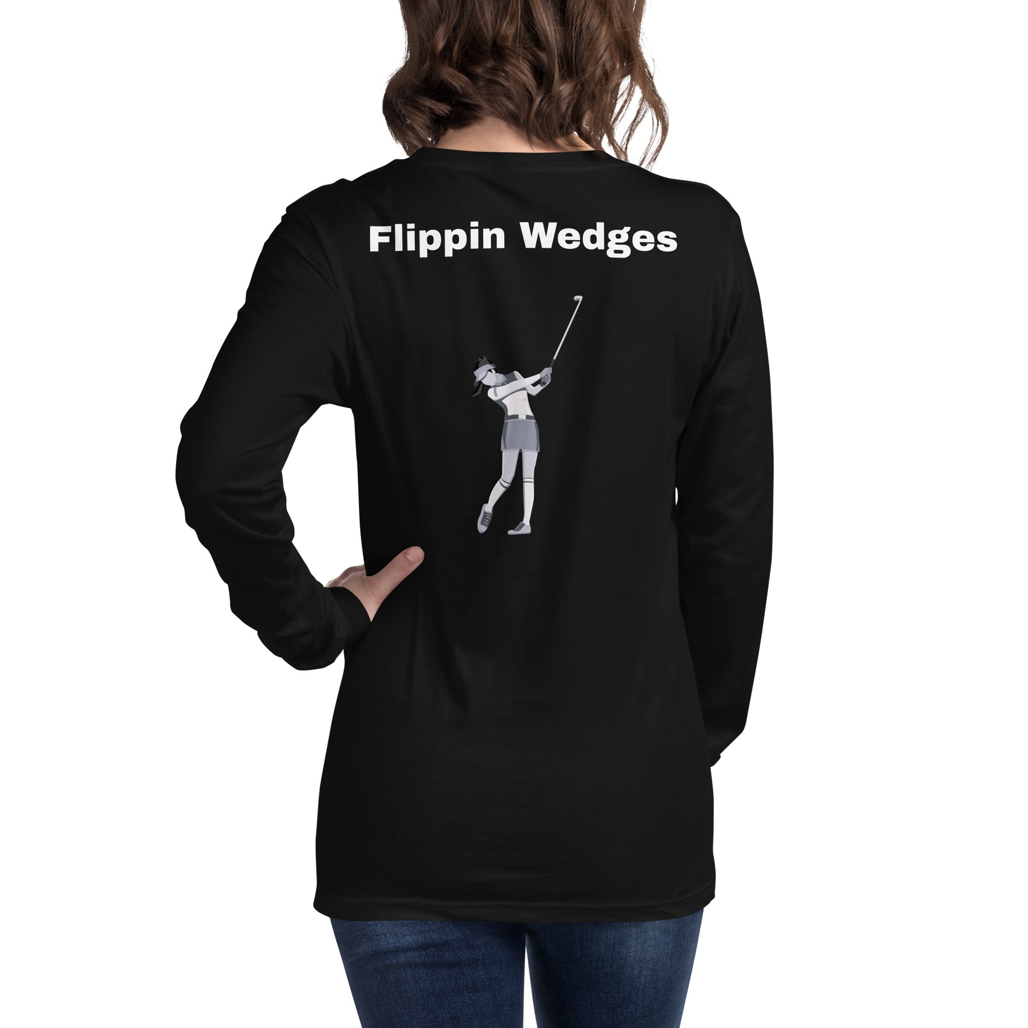 Unisex Long Sleeve Tee "Flippin Wedges"