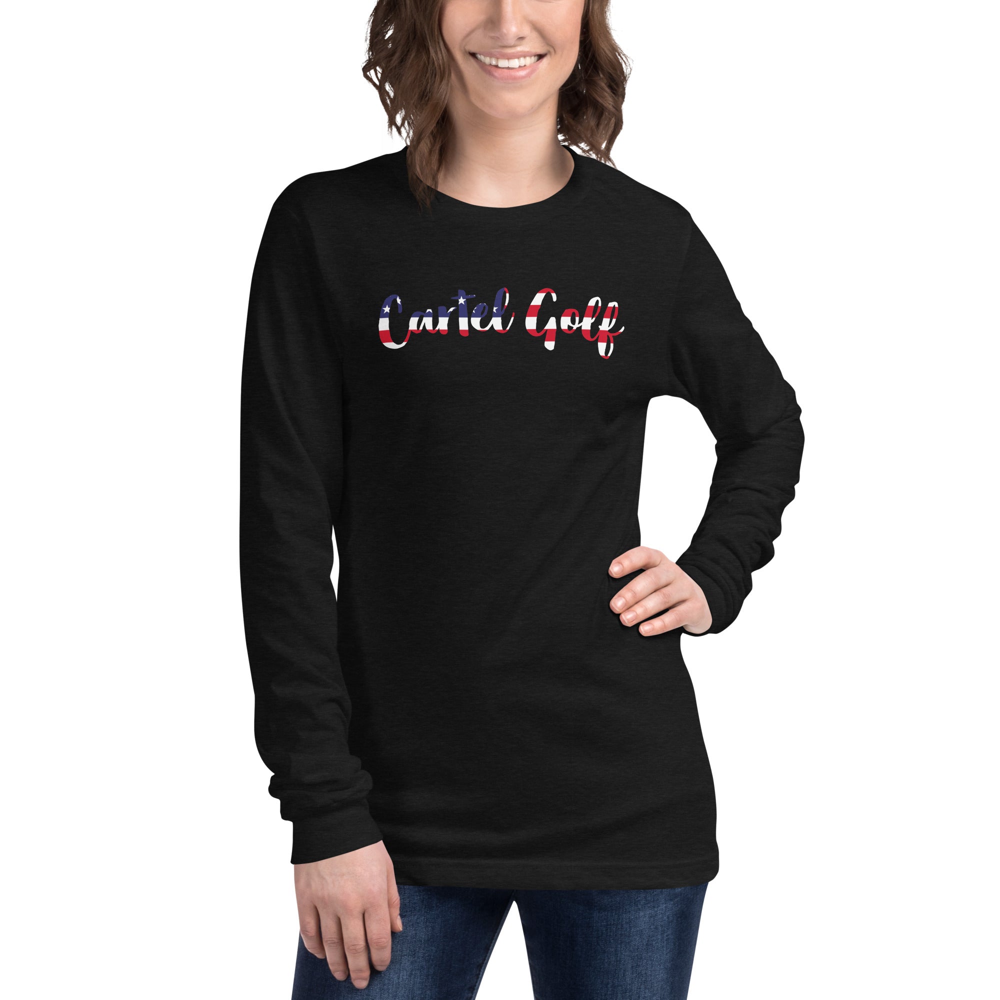 Unisex Long Sleeve Tee "Cartel Golf USA"