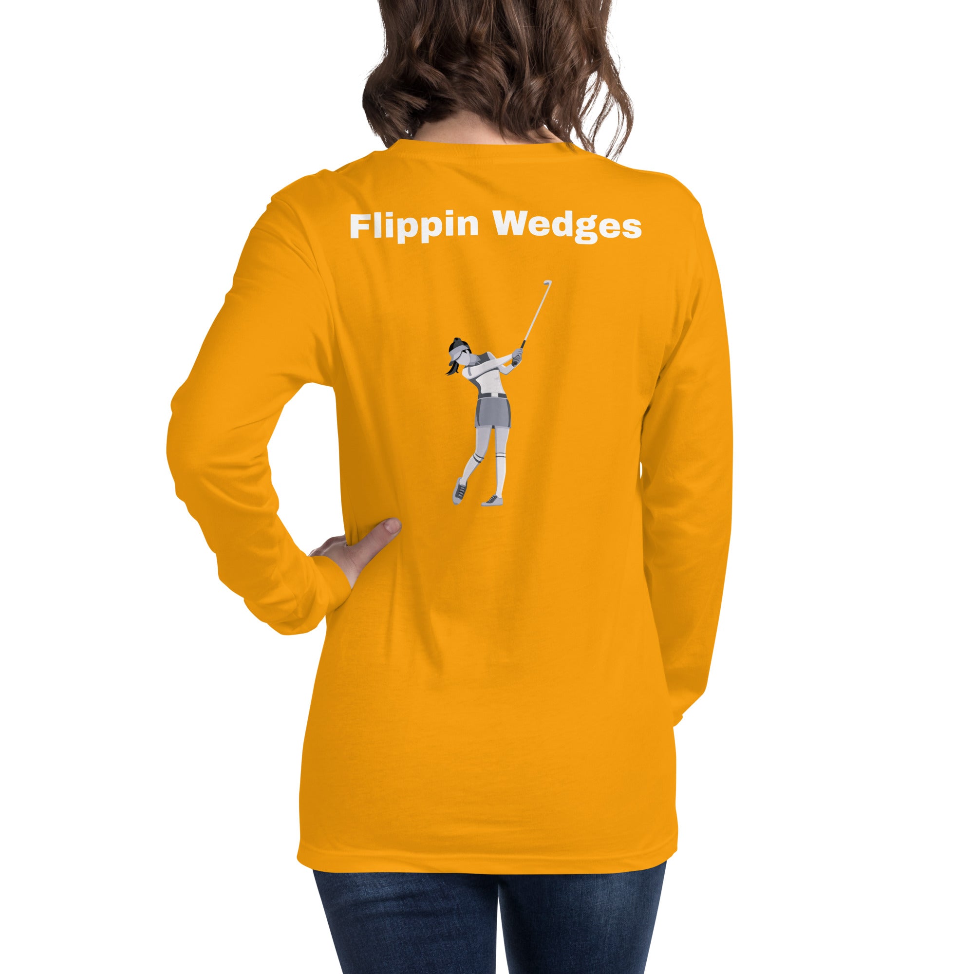 Unisex Long Sleeve Tee "Flippin Wedges"