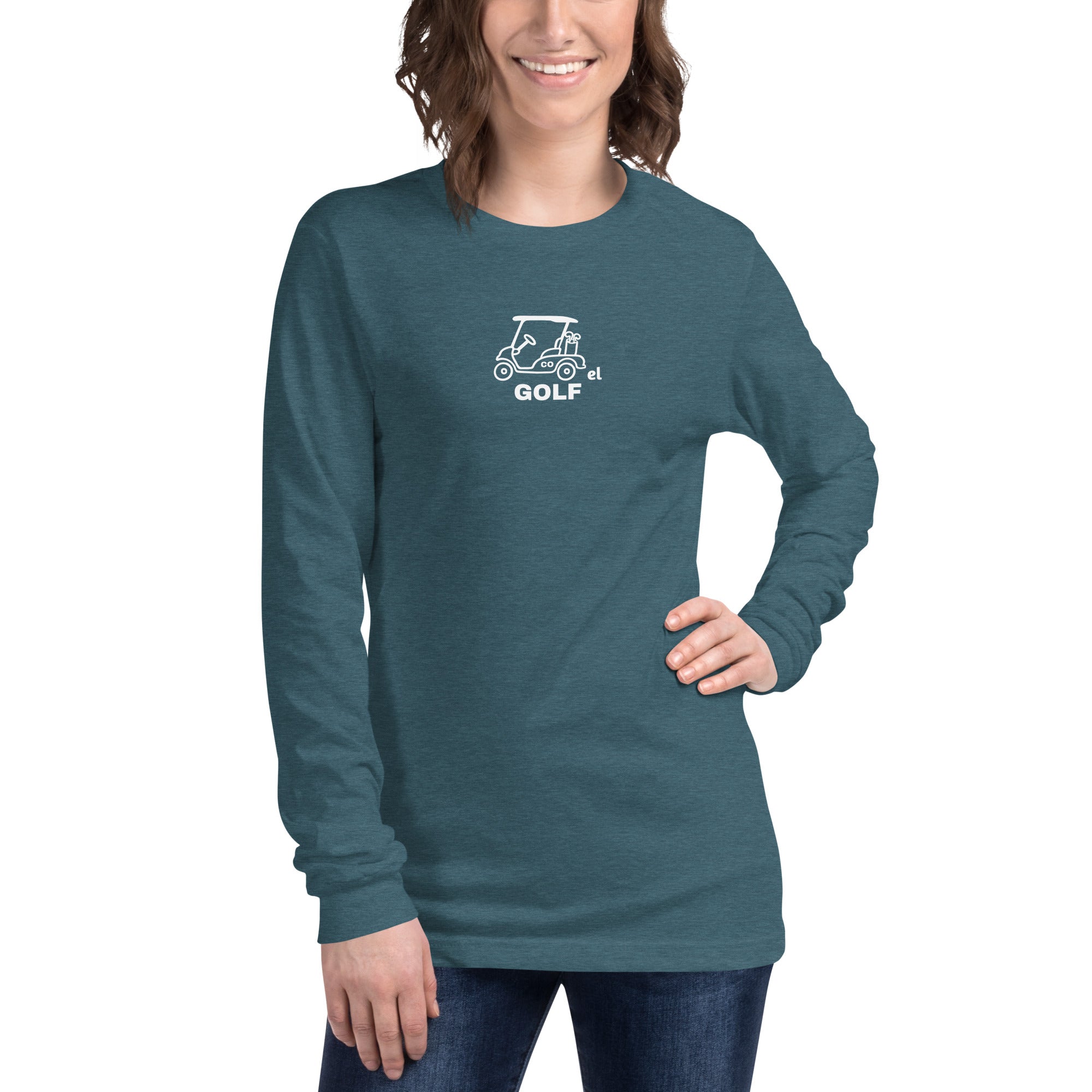 Unisex Long Sleeve Tee "Army Golf"