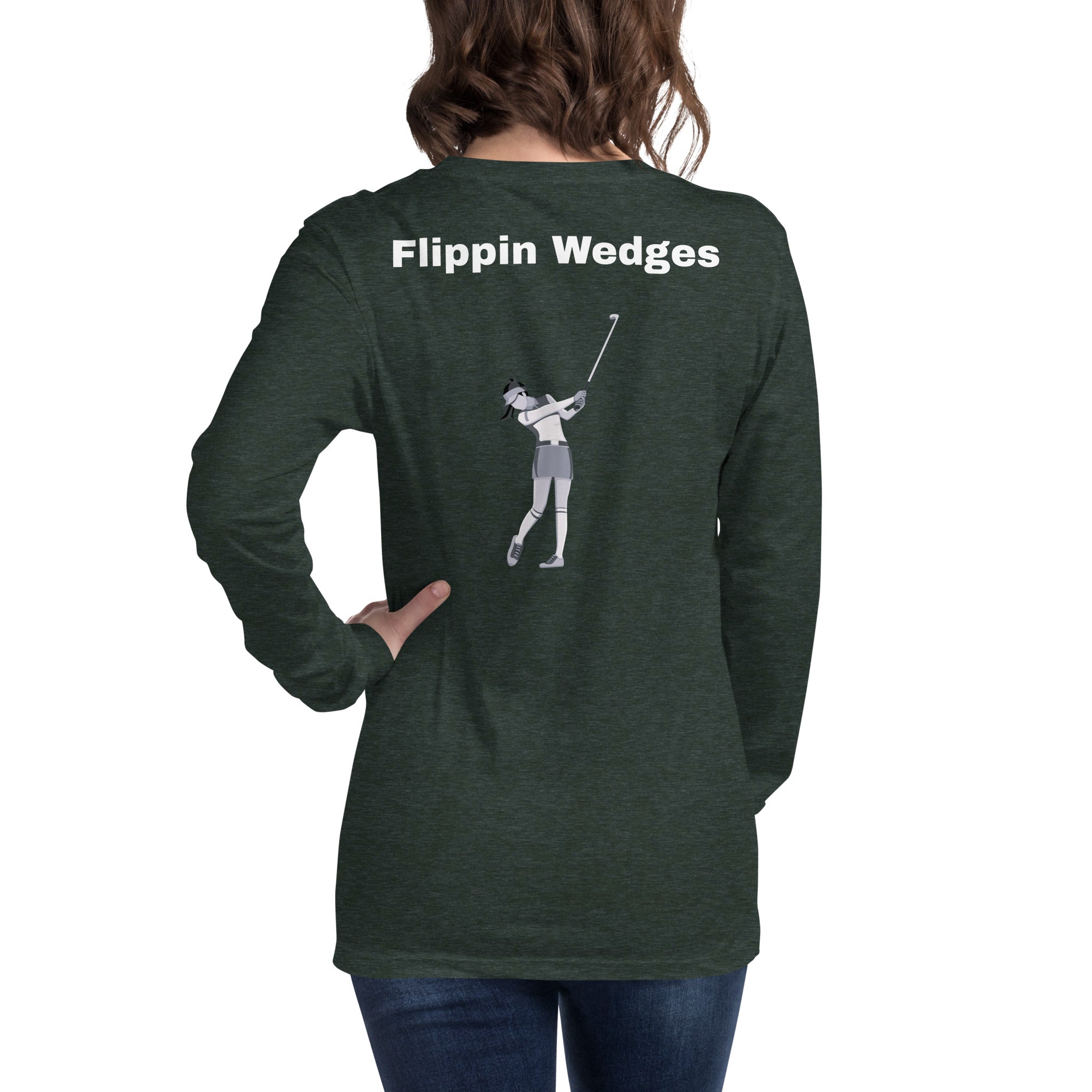 Unisex Long Sleeve Tee "Flippin Wedges"