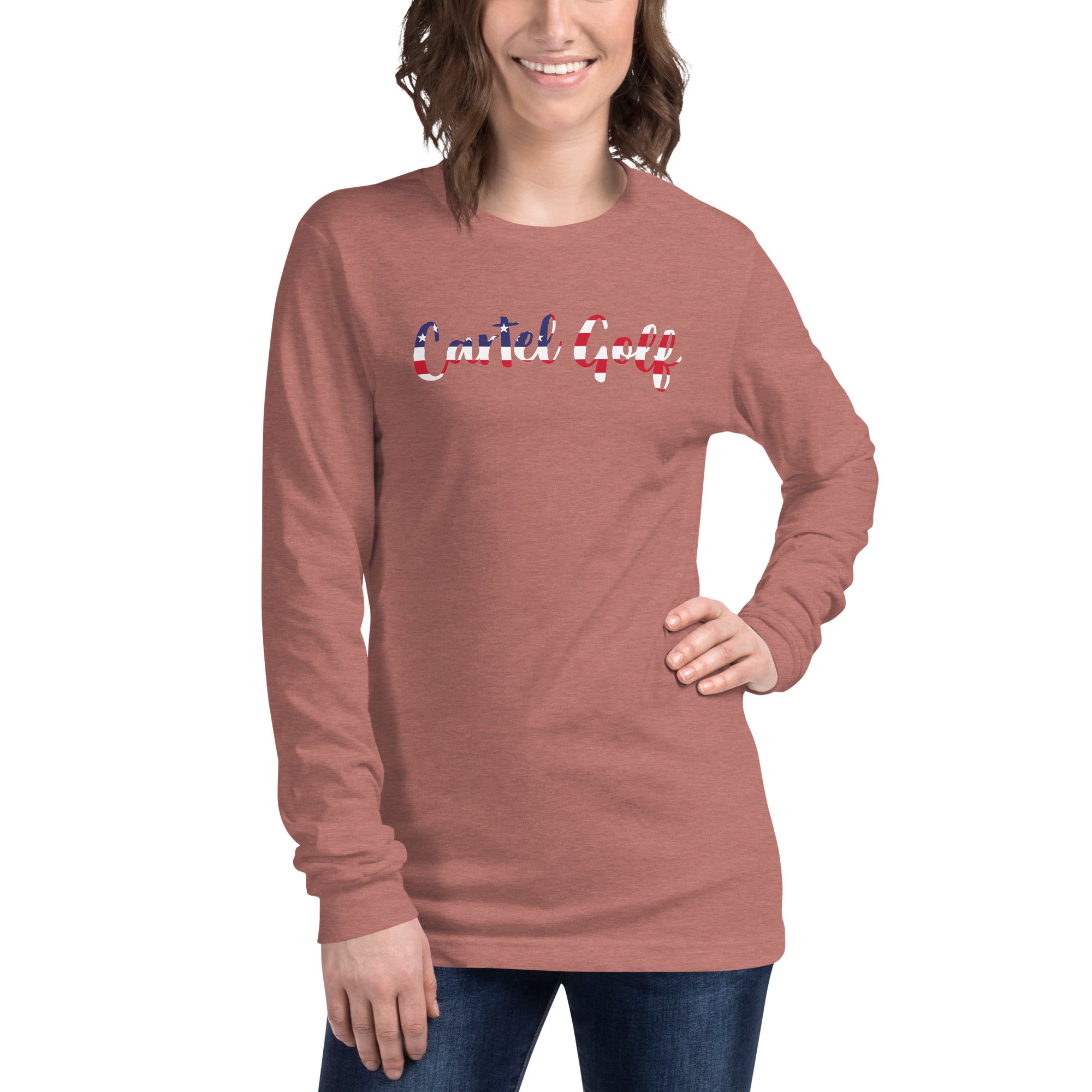 Unisex Long Sleeve Tee "Cartel Golf USA"