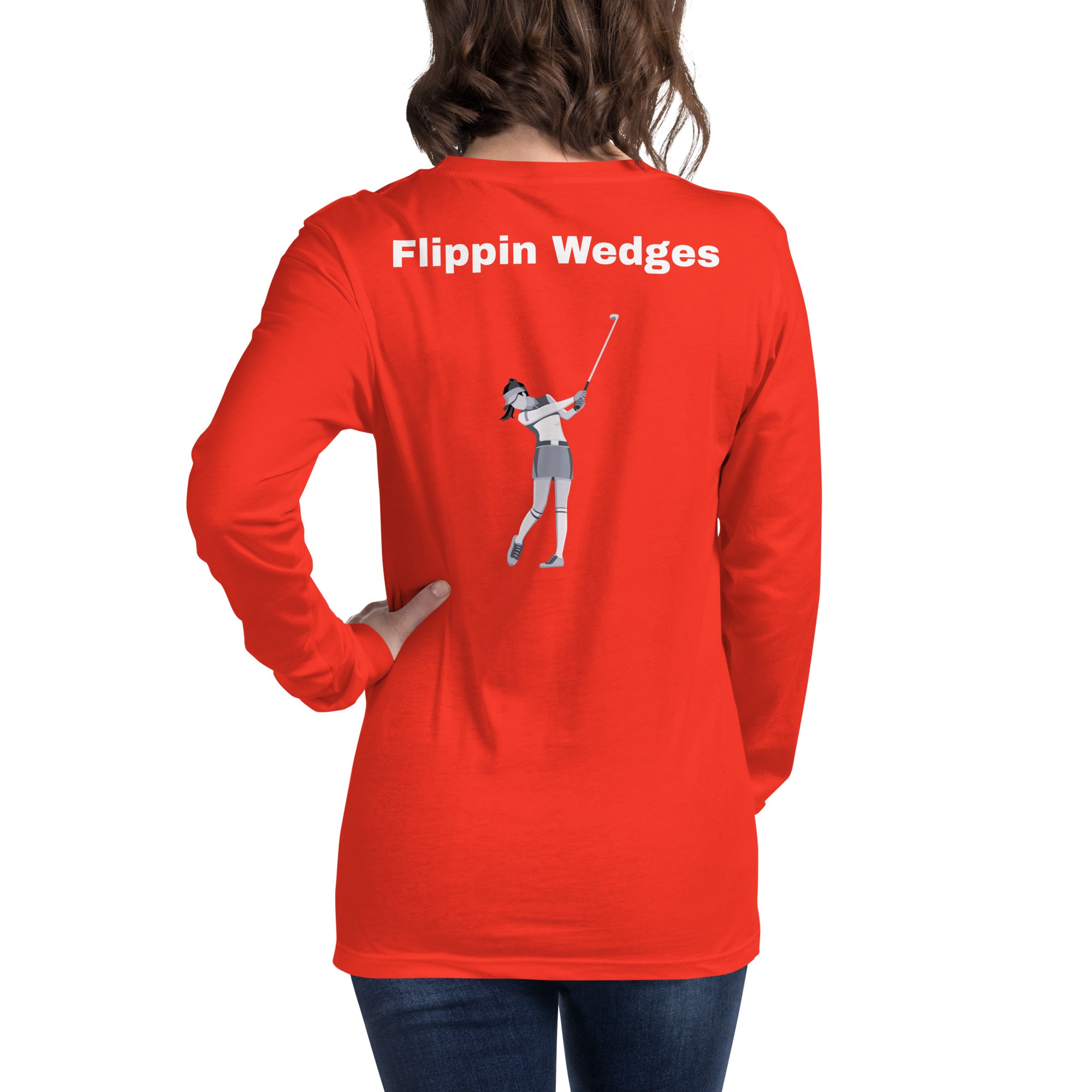 Unisex Long Sleeve Tee "Flippin Wedges"