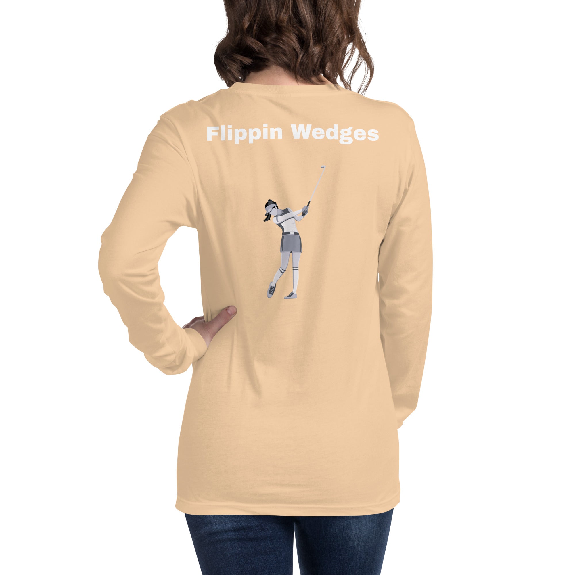 Unisex Long Sleeve Tee "Flippin Wedges"