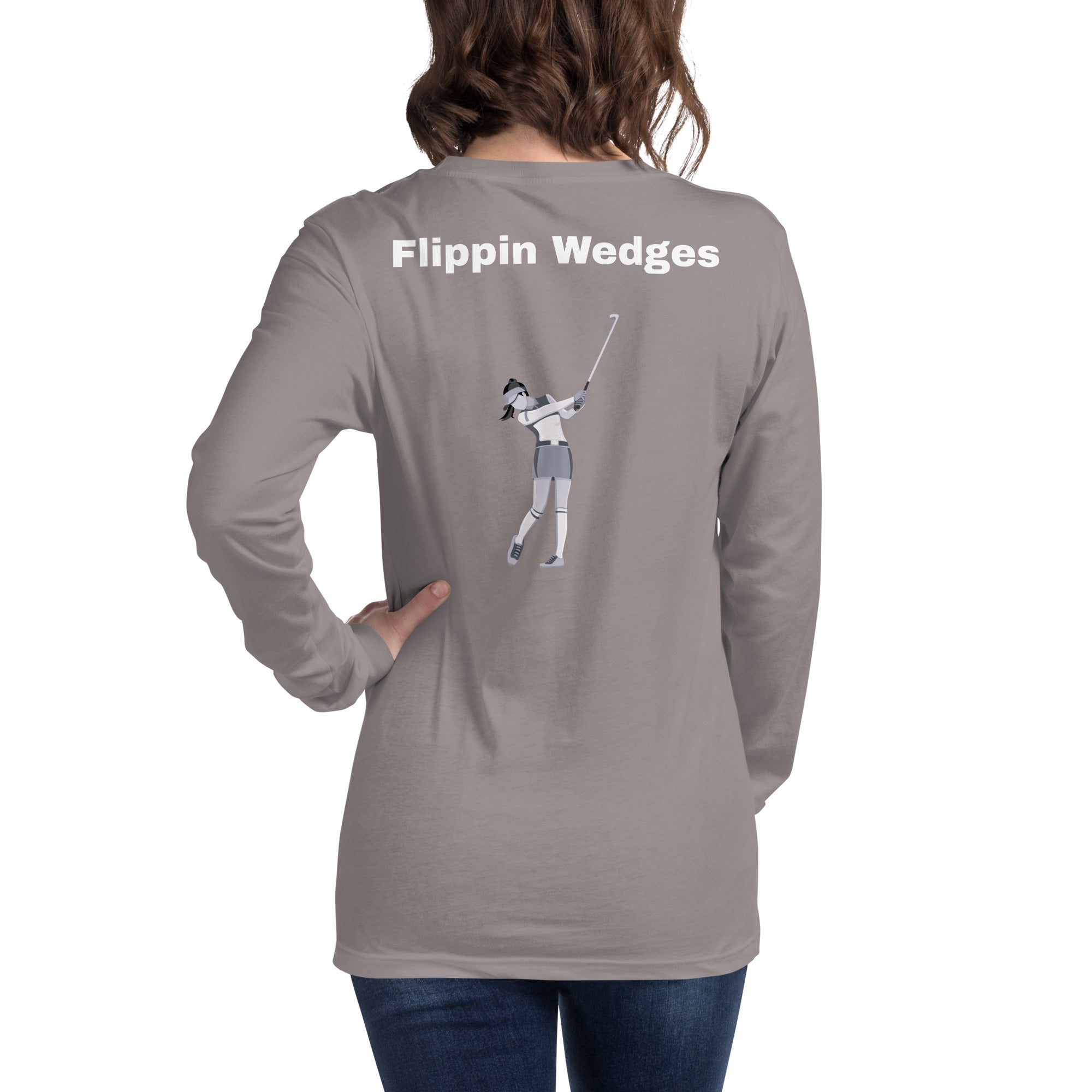 Unisex Long Sleeve Tee "Flippin Wedges"