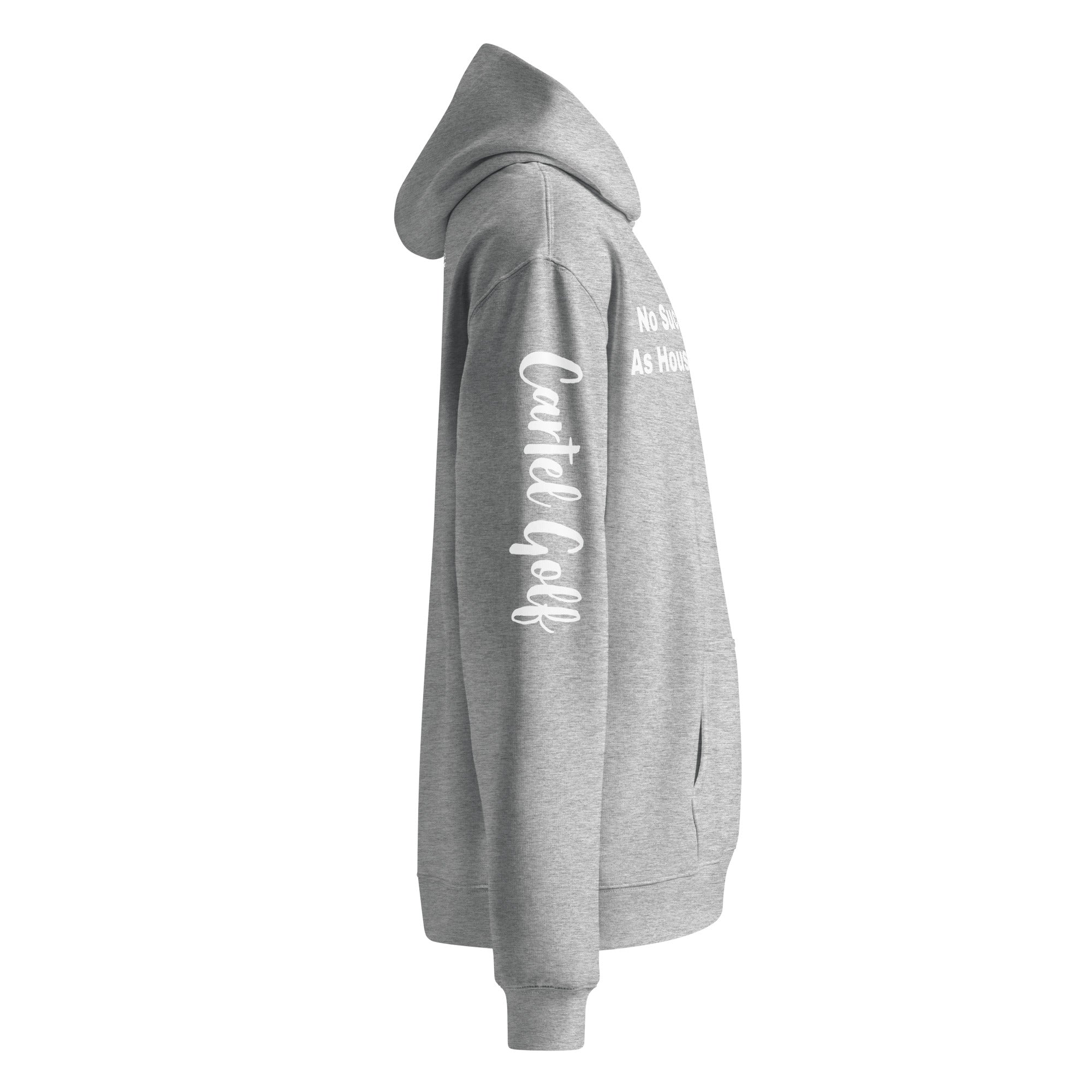 Unisex oversized hoodie "No such thing as house money"