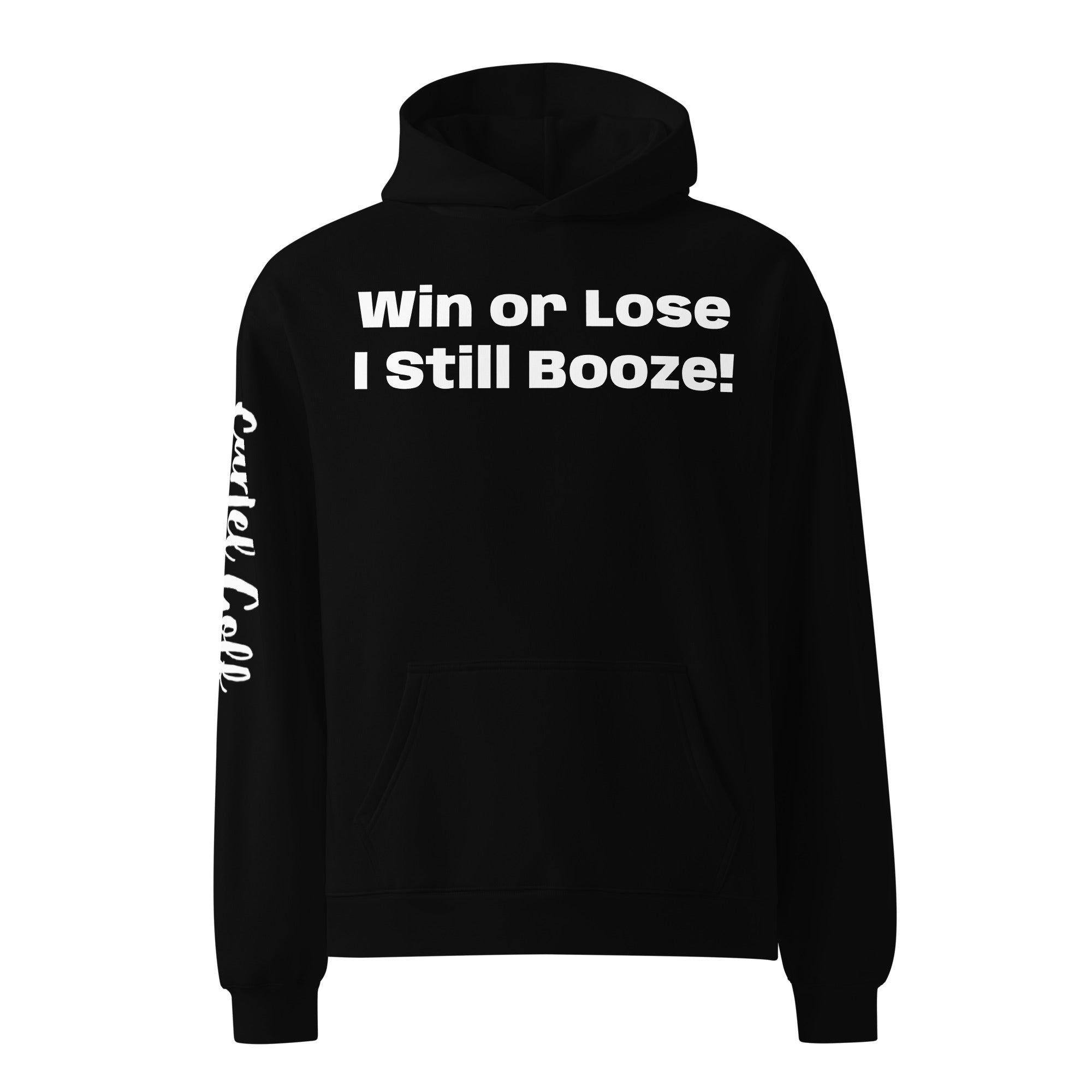 Unisex oversized hoodie "Win or Lose"