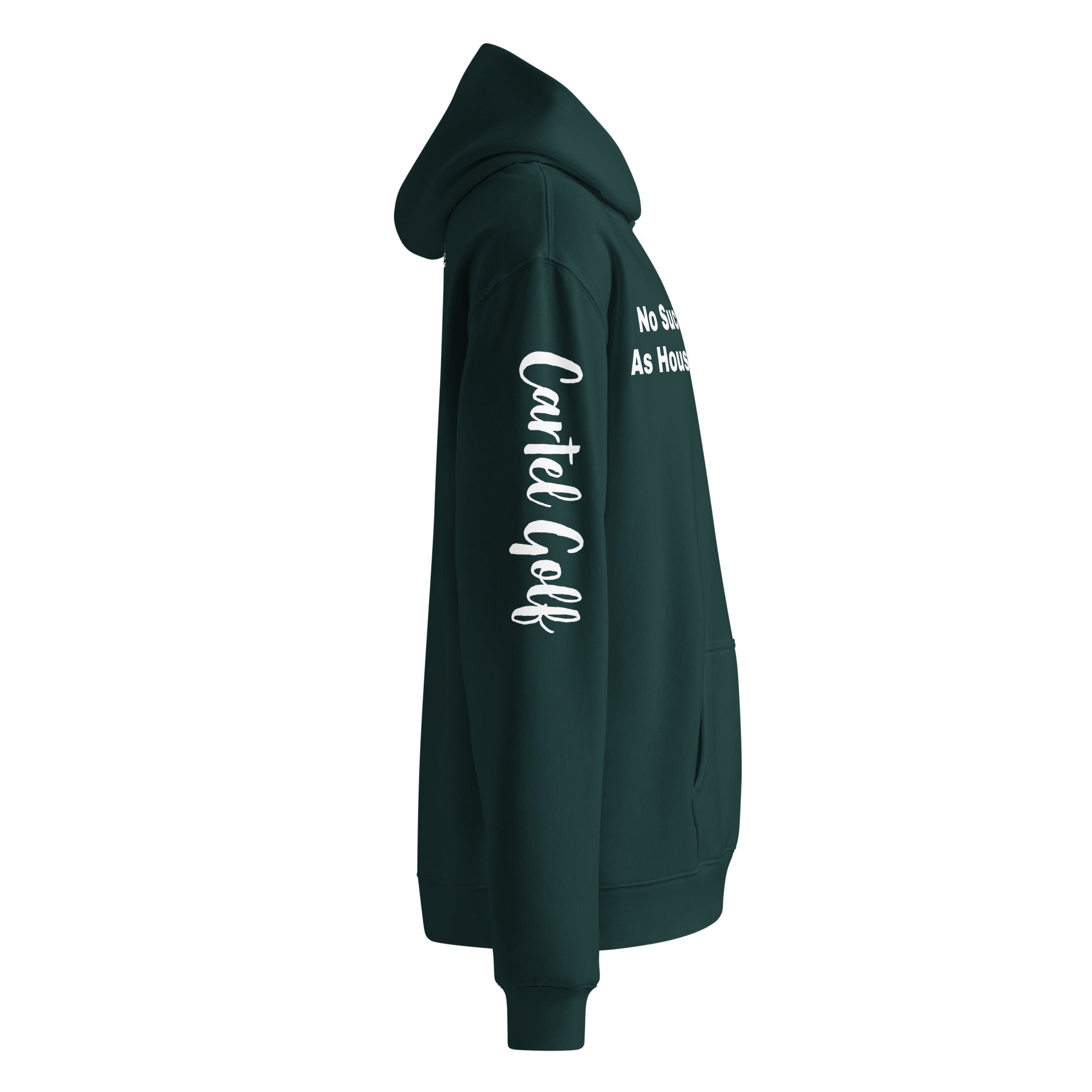 Unisex oversized hoodie "No such thing as house money"