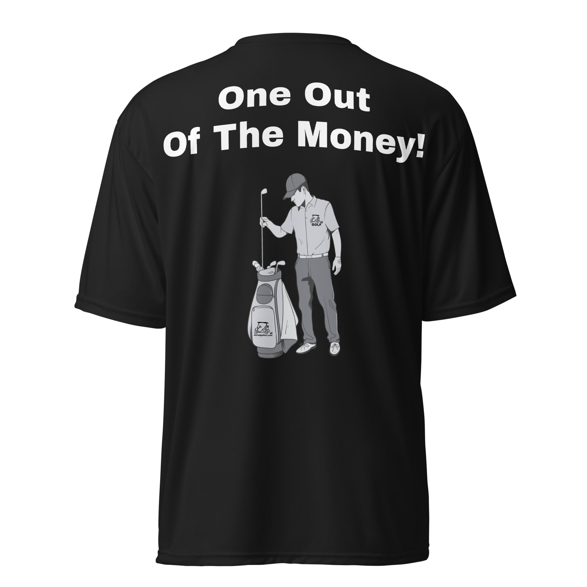 Unisex performance crew neck t-shirt "One out of the money"