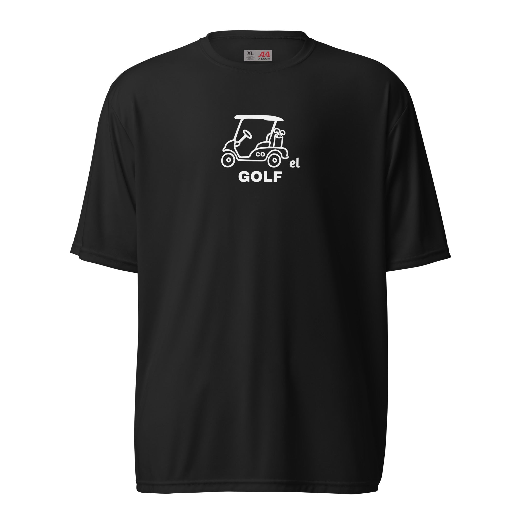 Unisex performance crew neck t-shirt "Don't Good Putt Me"