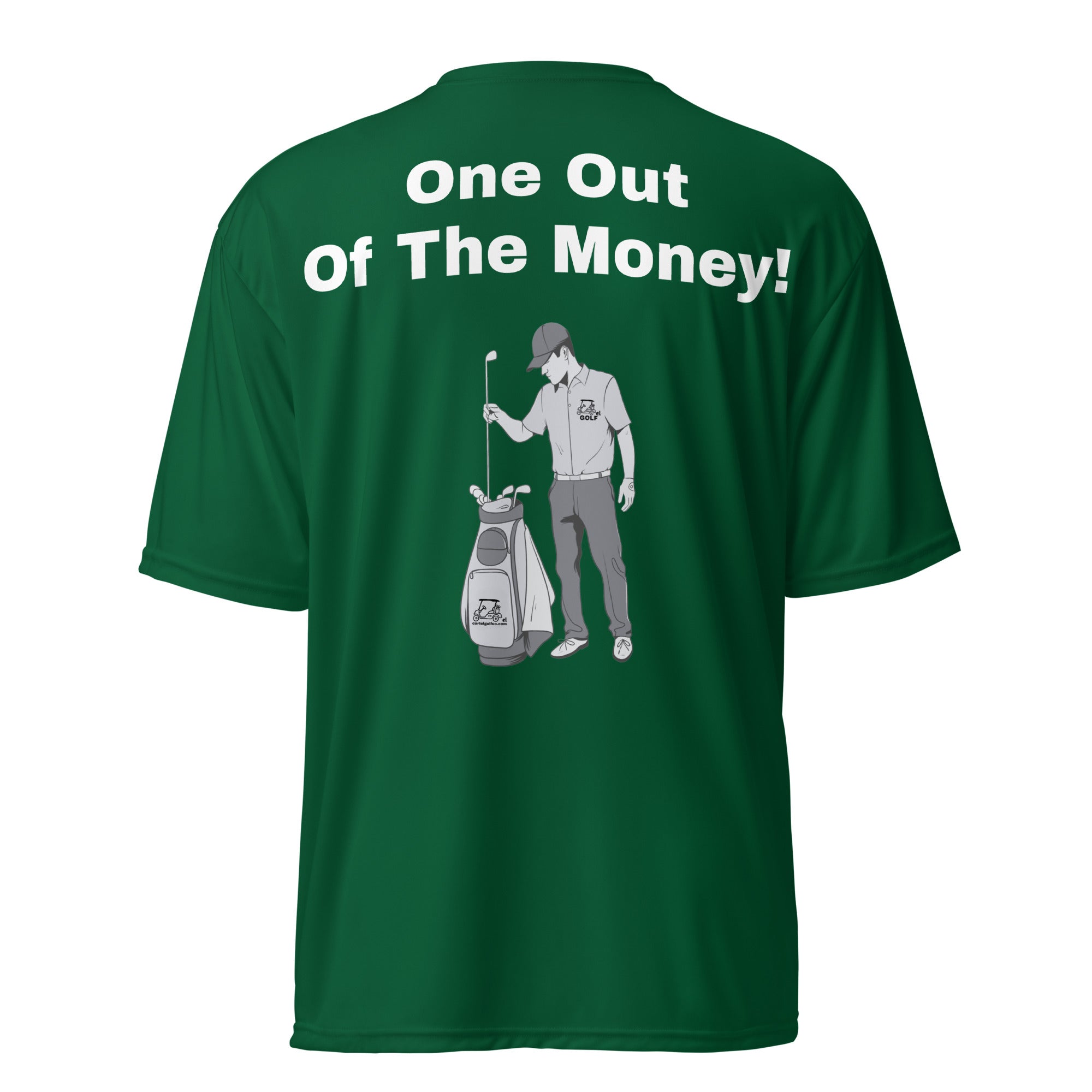 Unisex performance crew neck t-shirt "One out of the money"