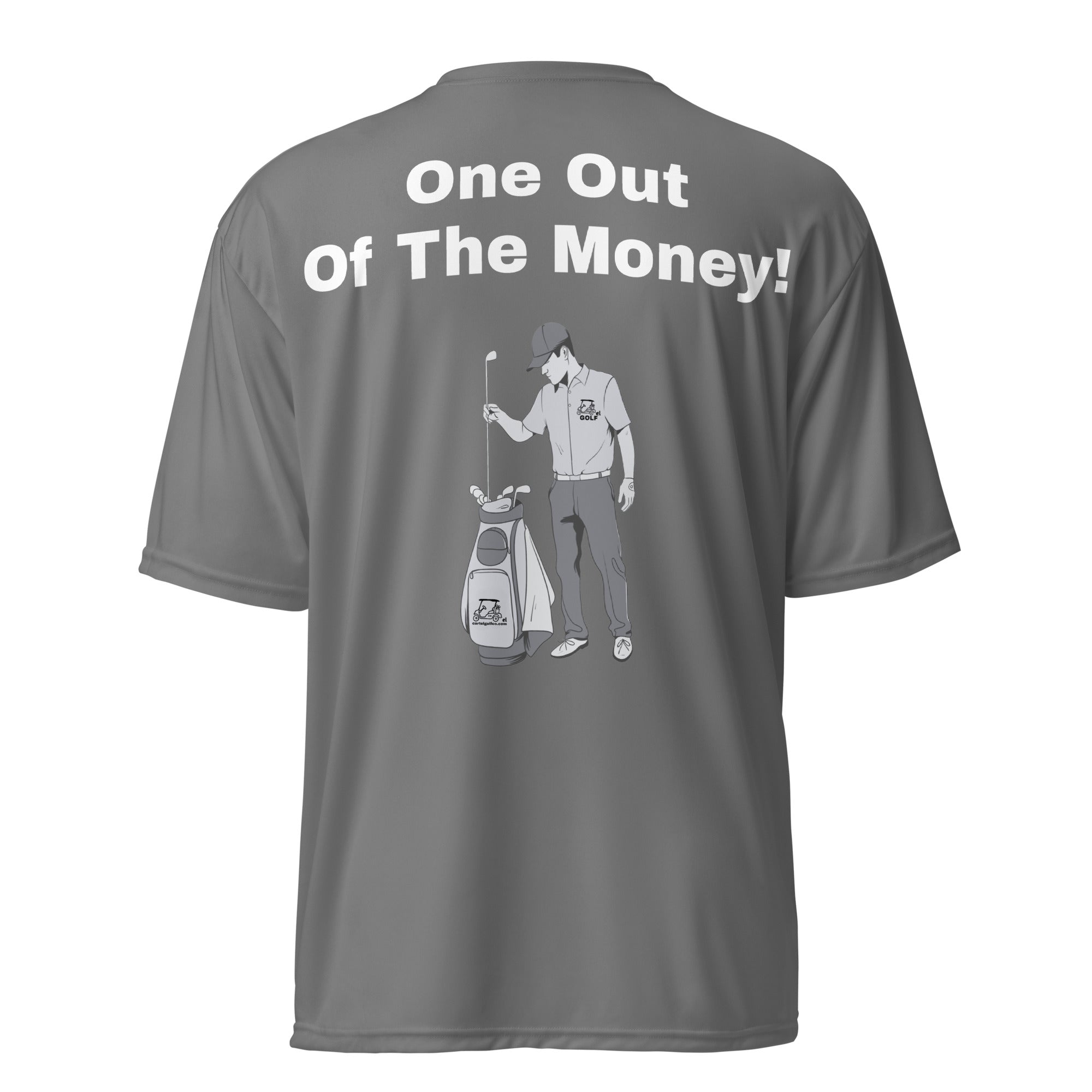 Unisex performance crew neck t-shirt "One out of the money"