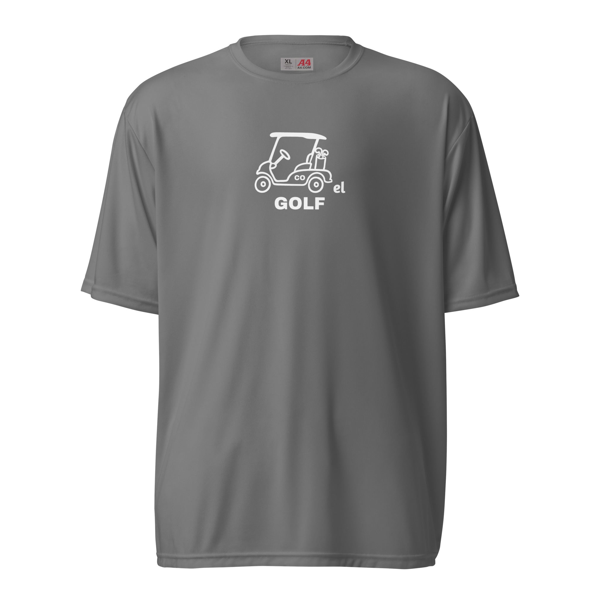 Unisex performance crew neck t-shirt "Don't Good Putt Me"