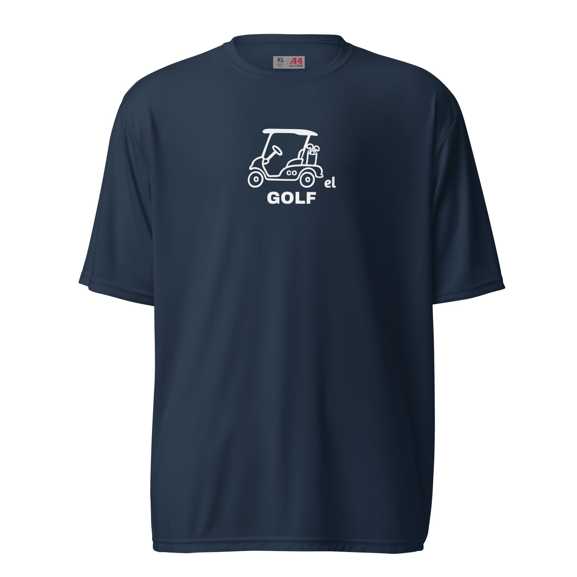 Unisex performance crew neck t-shirt "Don't Good Putt Me"