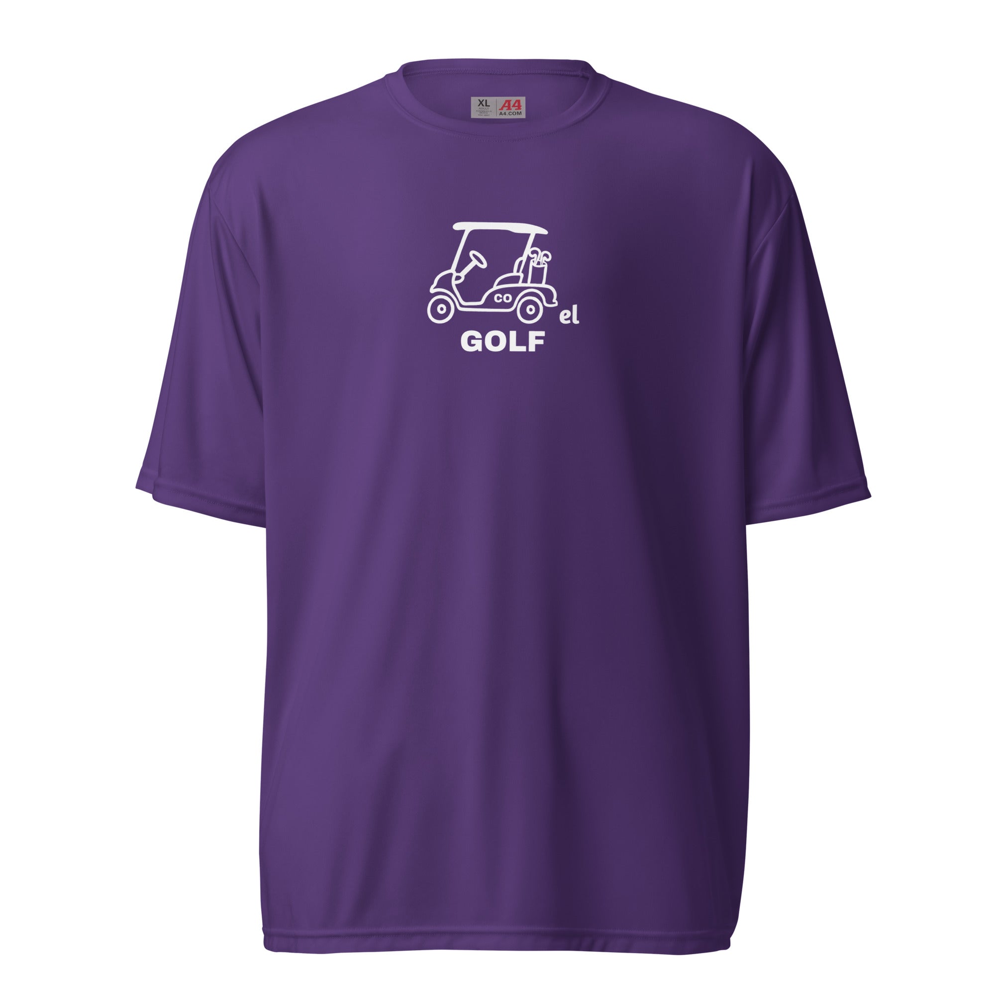 Unisex performance crew neck t-shirt "Don't Good Putt Me"