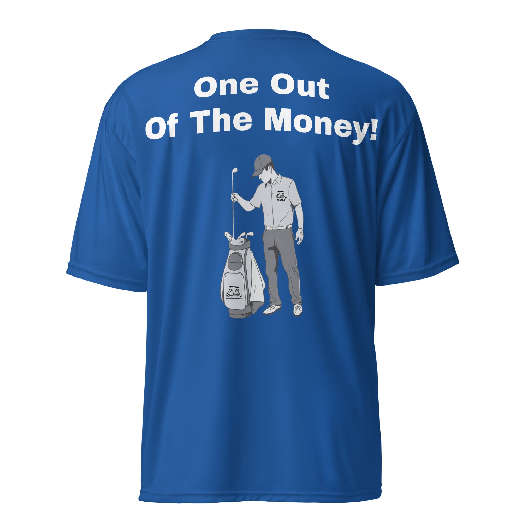 Unisex performance crew neck t-shirt "One out of the money"