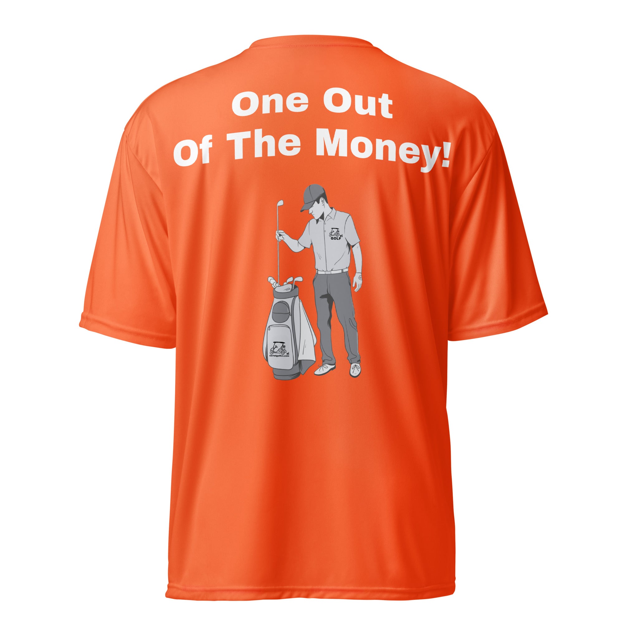 Unisex performance crew neck t-shirt "One out of the money"