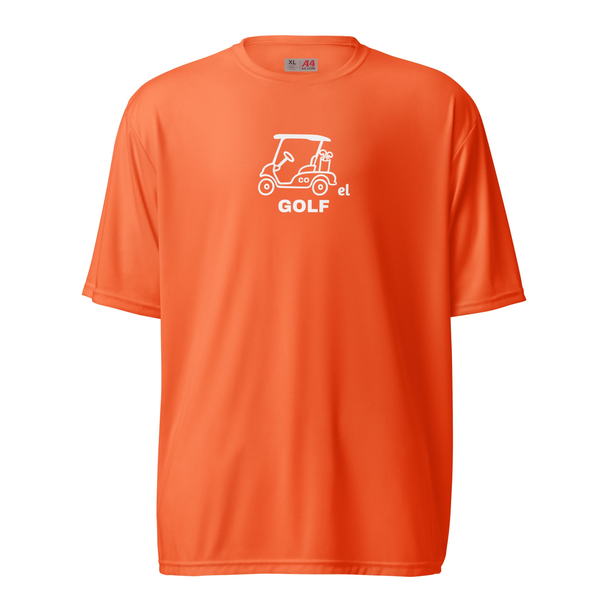 Unisex performance crew neck t-shirt "Don't Good Putt Me"