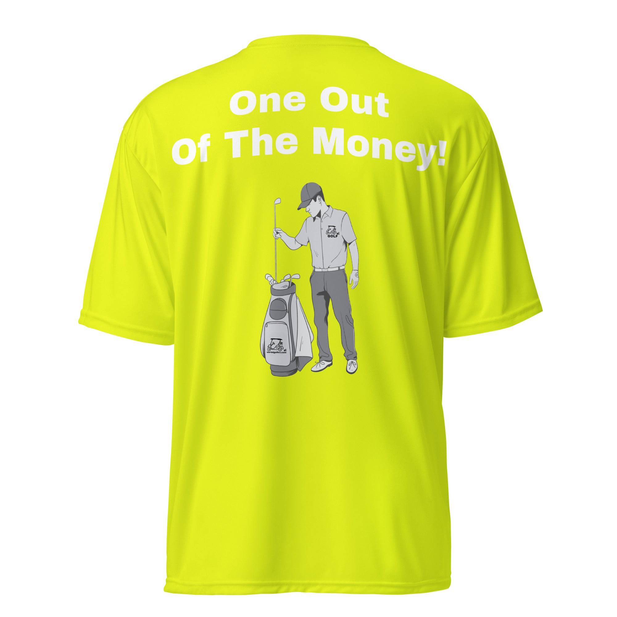 Unisex performance crew neck t-shirt "One out of the money"