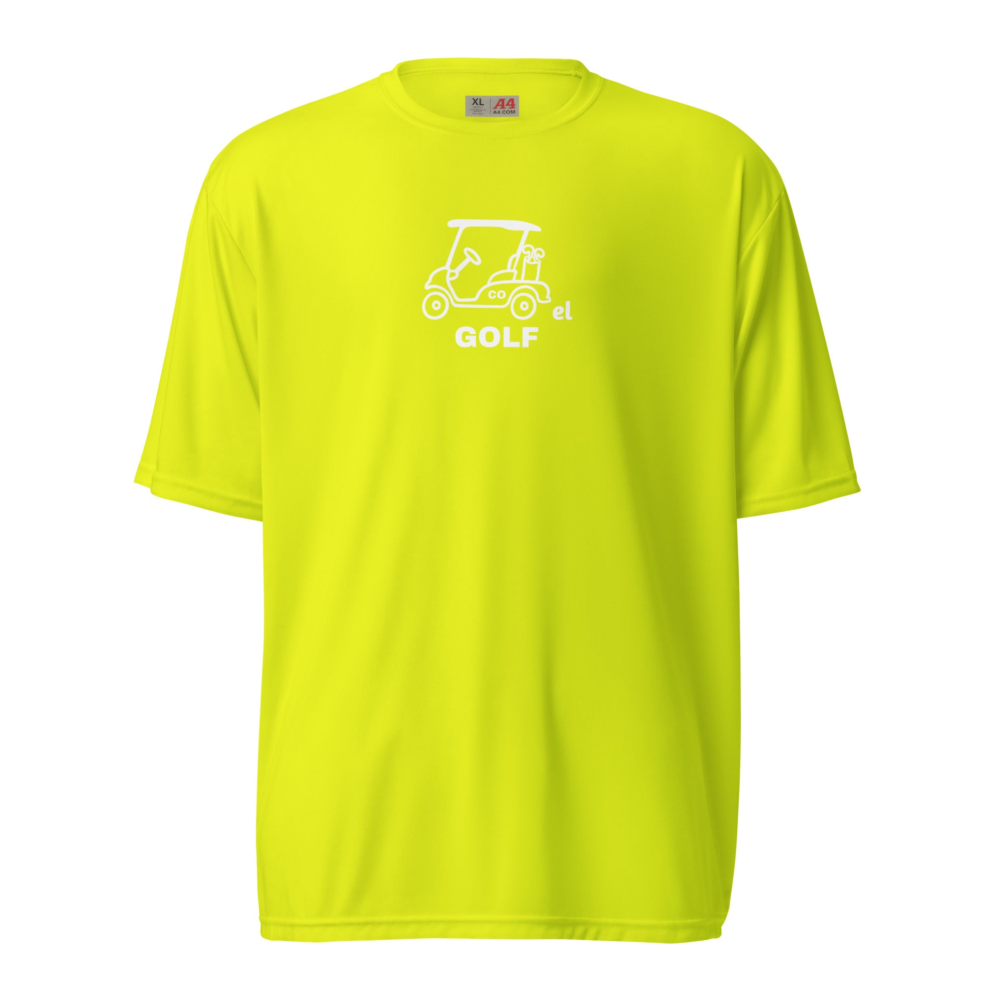 Unisex performance crew neck t-shirt "Don't Good Putt Me"