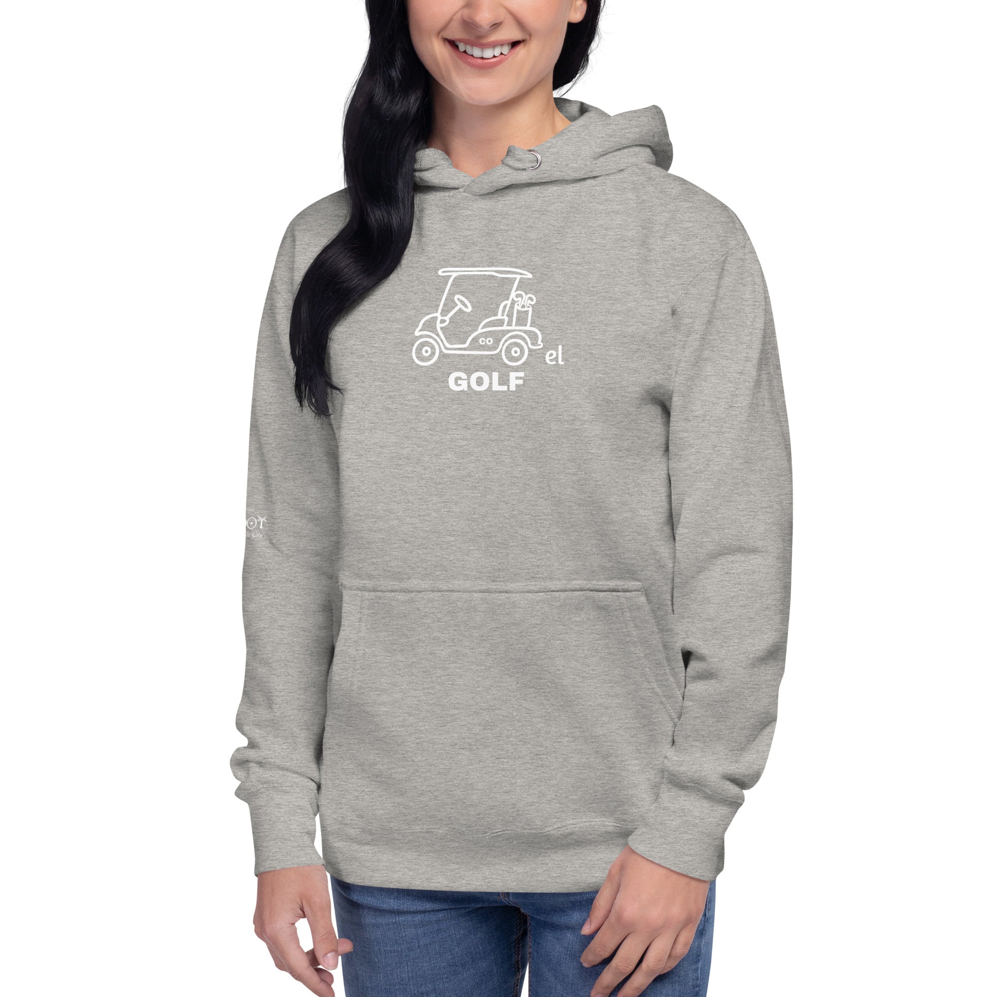 Unisex Hoodie "Everything Breaks away from the Greenhorn on the Back"