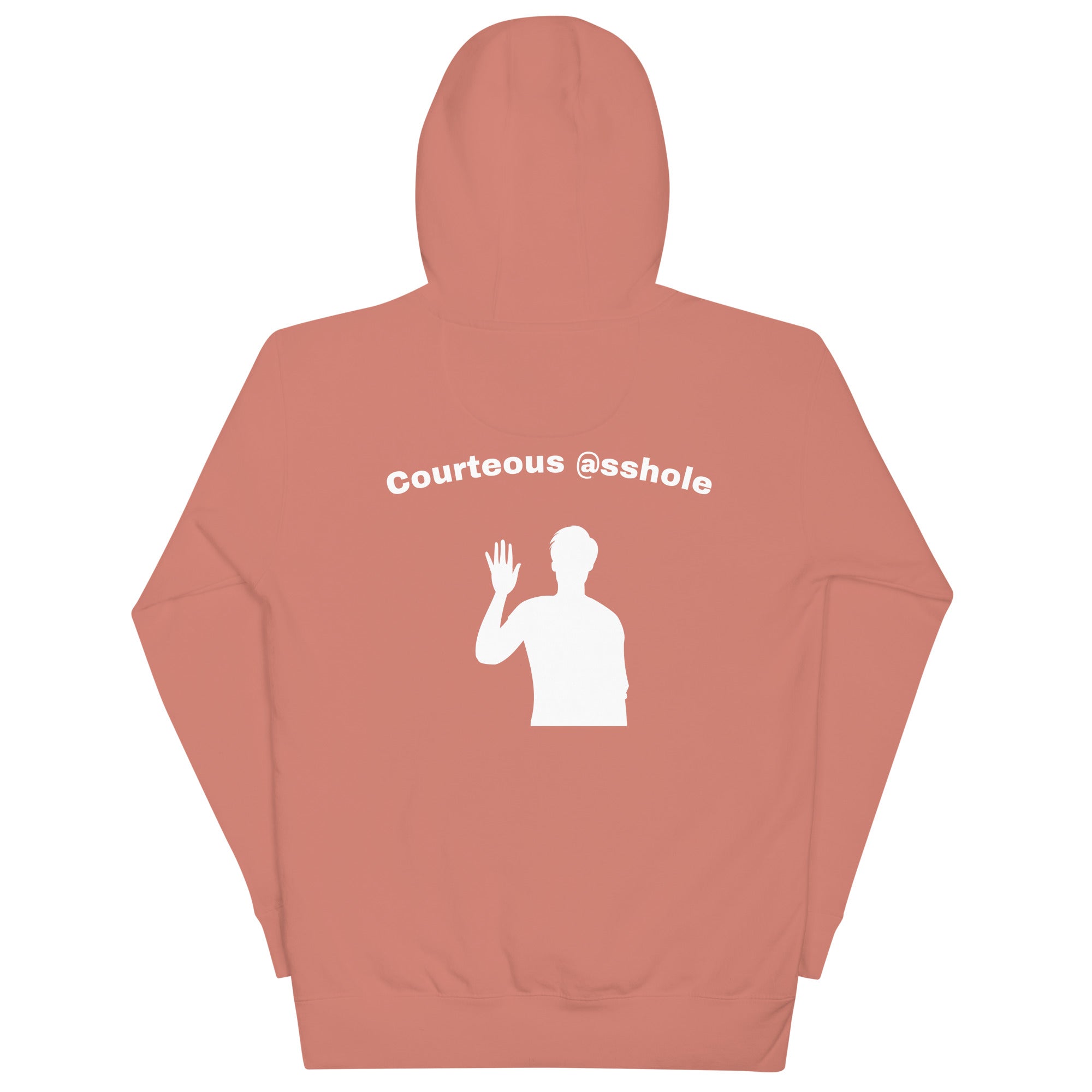 Unisex Hoodie "Courteous @sshole"