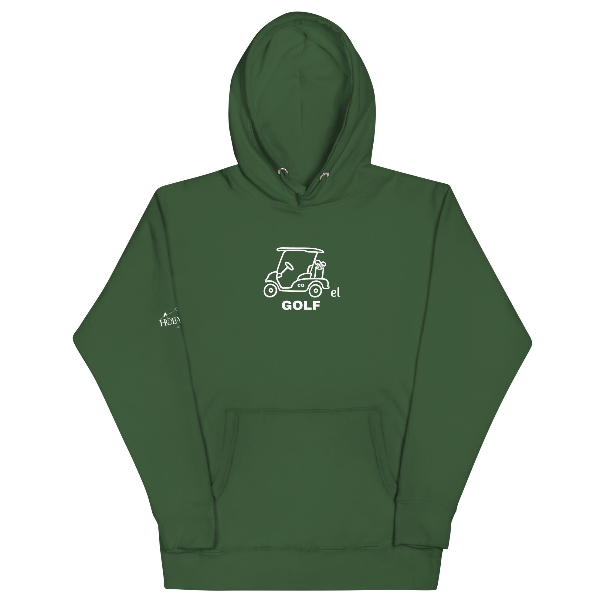 Unisex Hoodie "Everything Breaks away from the Greenhorn on the Back"