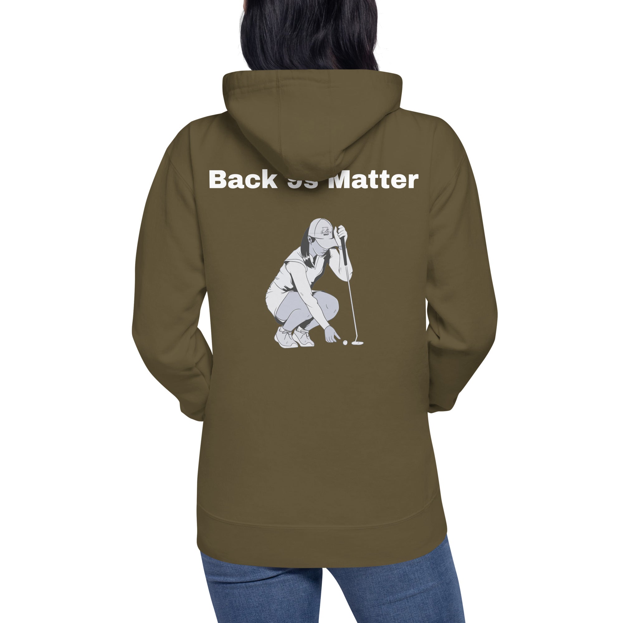 Unisex Hoodie "Back 9s Matter"