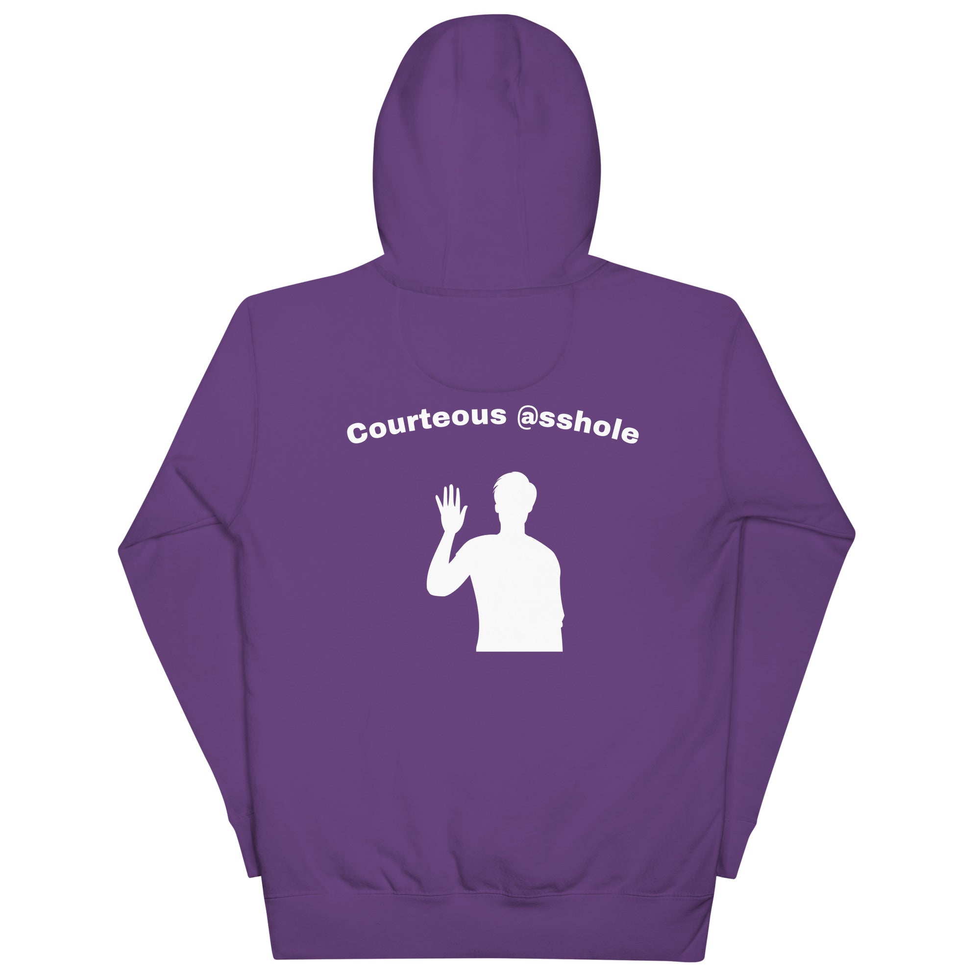 Unisex Hoodie "Courteous @sshole"