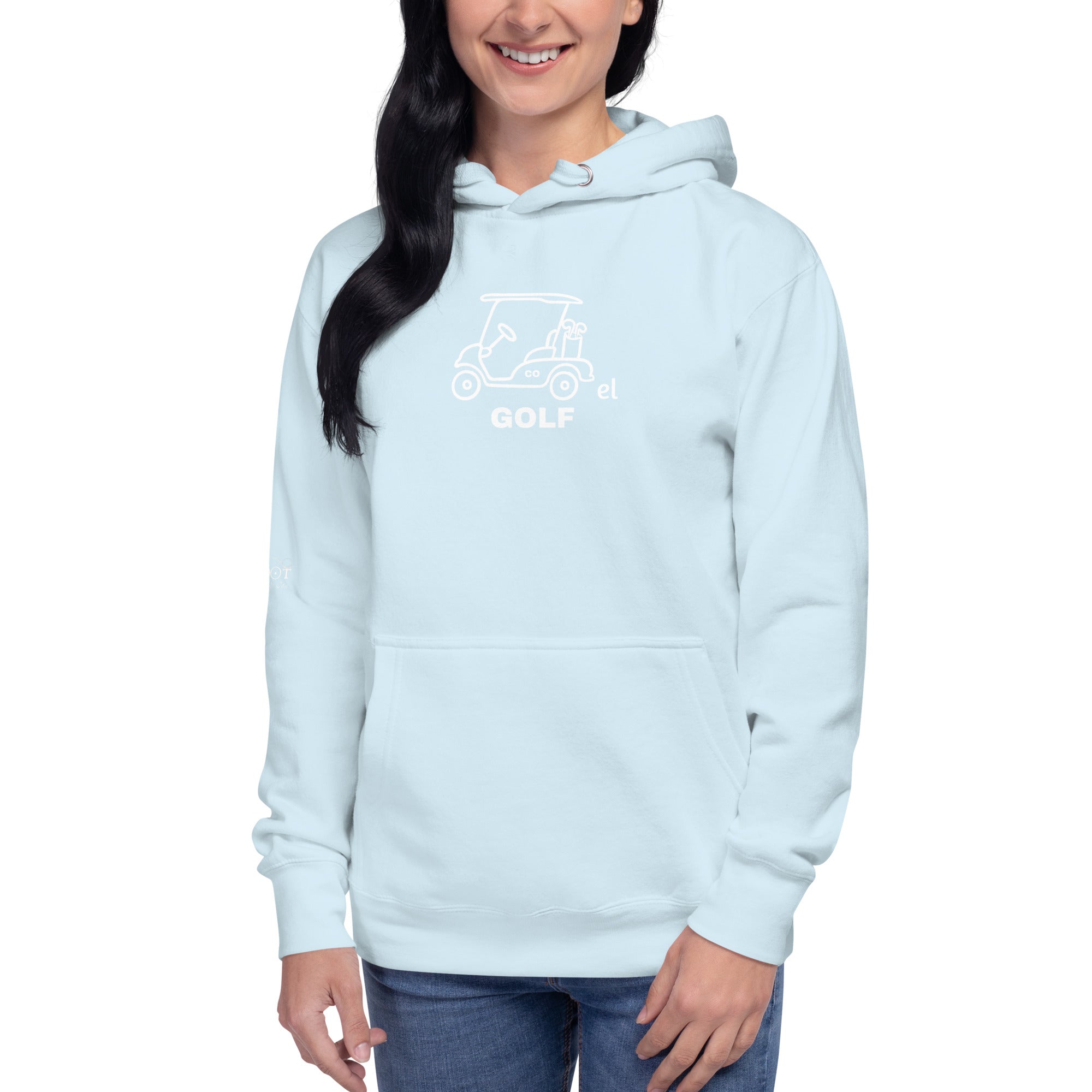 Unisex Hoodie "Everything Breaks away from the Greenhorn on the Back"