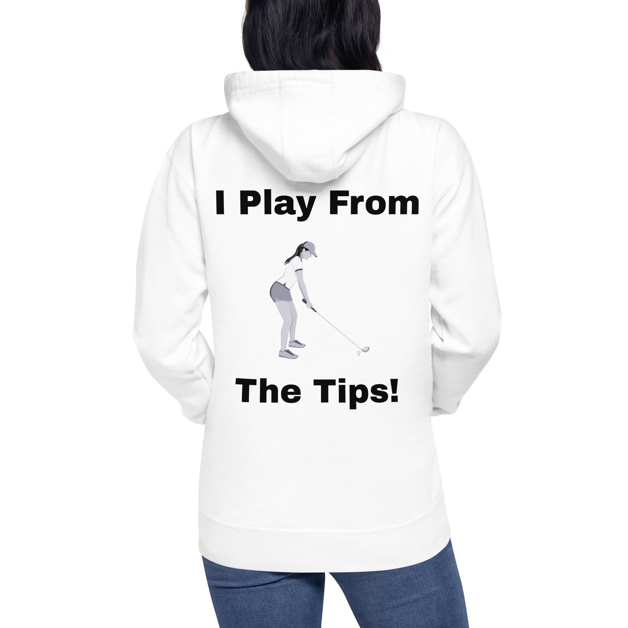 Unisex Hoodie”I play from the tips”