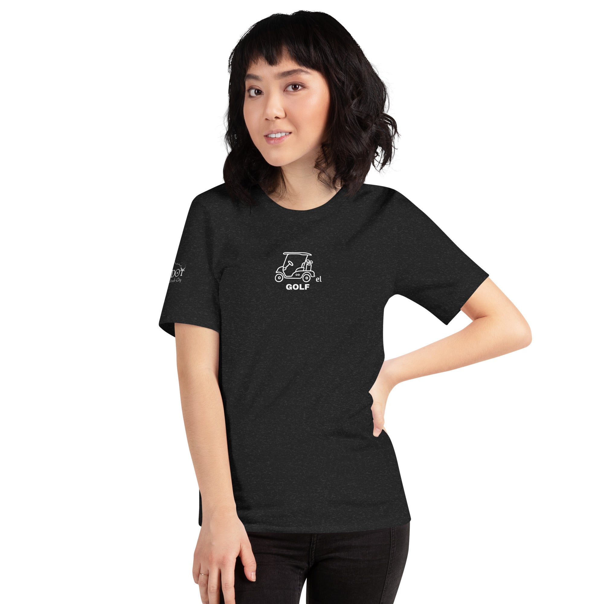 Unisex t-shirt "Everything Breaks away from the Greenhorn on the Back"