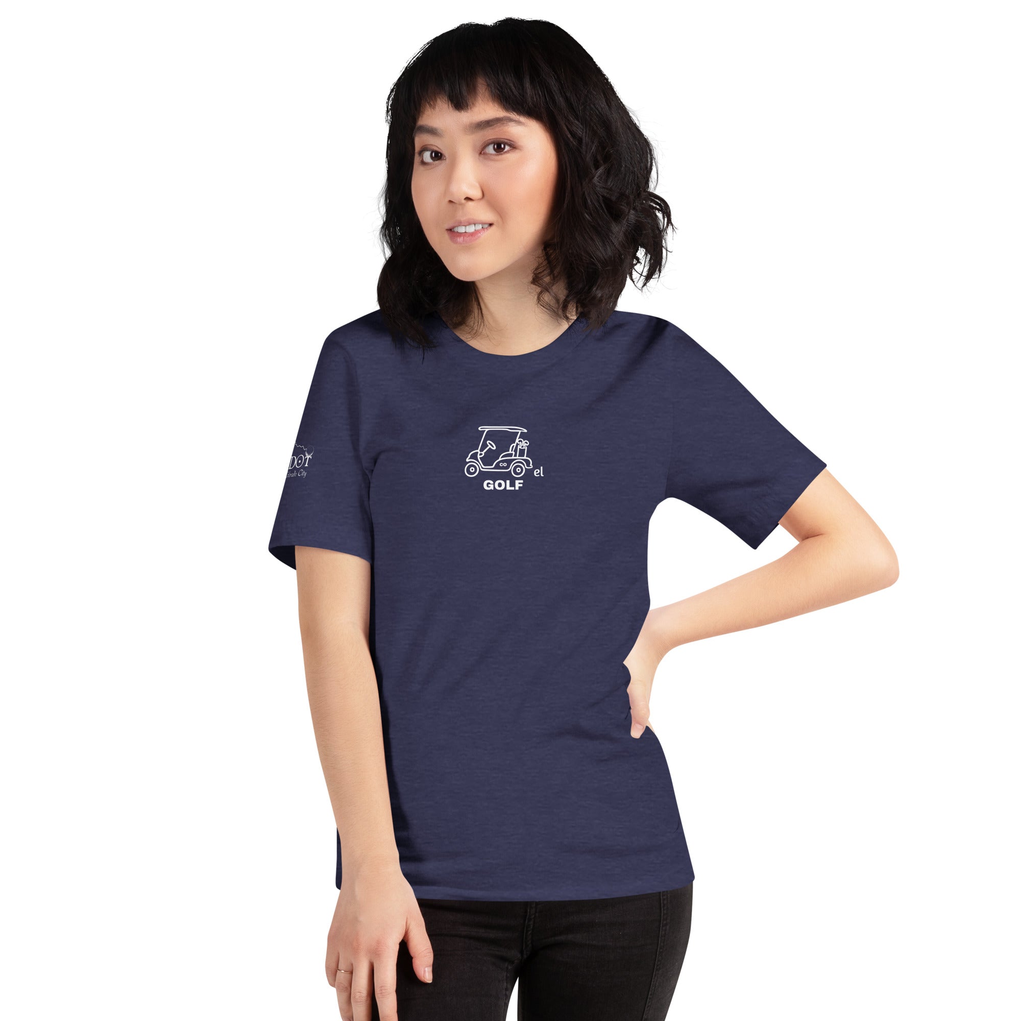 Unisex t-shirt "Everything Breaks away from the Greenhorn on the Back"