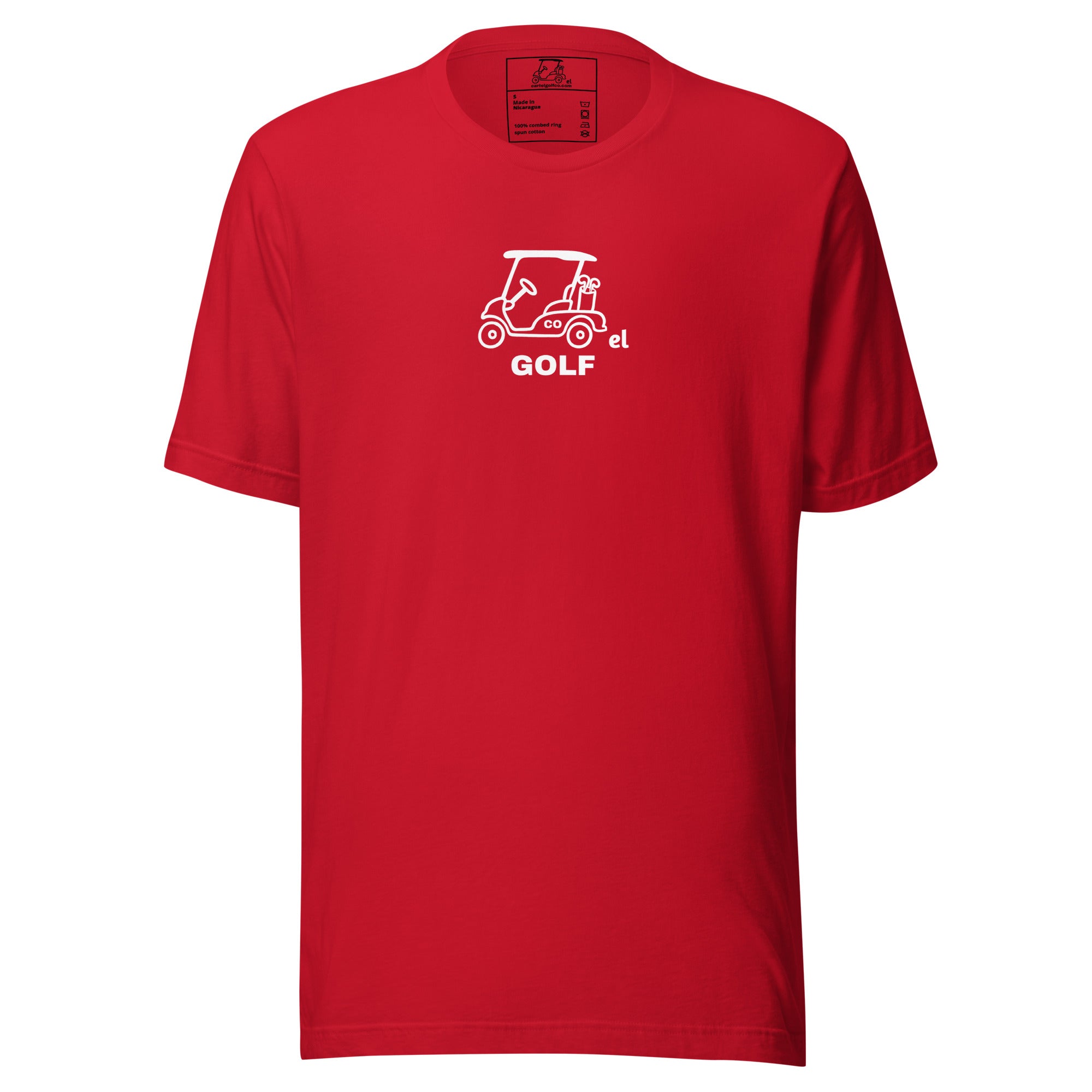 Unisex t-shirt "No outside beverages on the course"