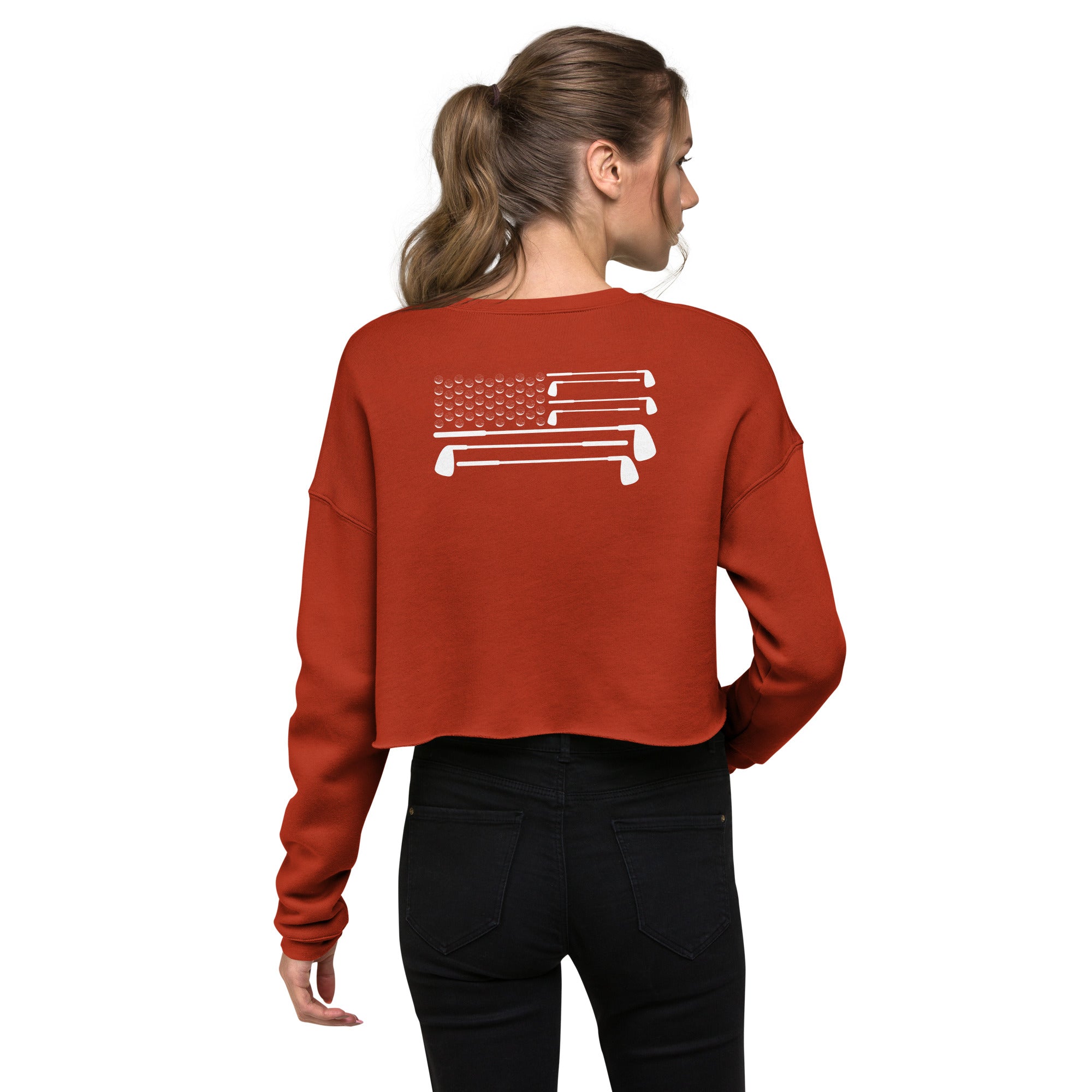 Women's Crop Sweatshirt "Red Fridays"