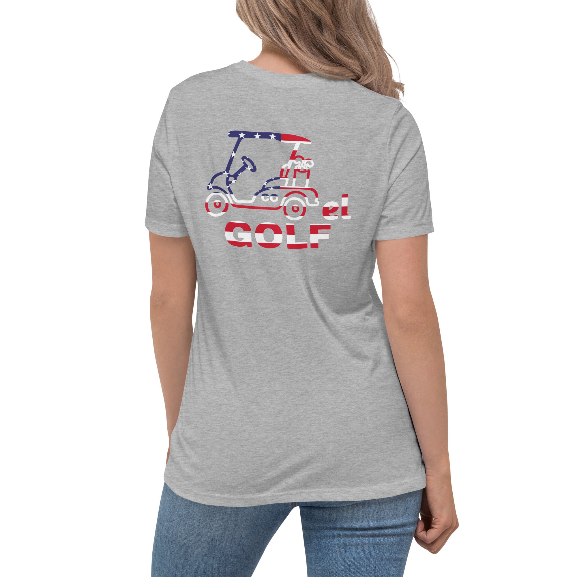 Women's Relaxed T-Shirt "Cartel Golf USA"