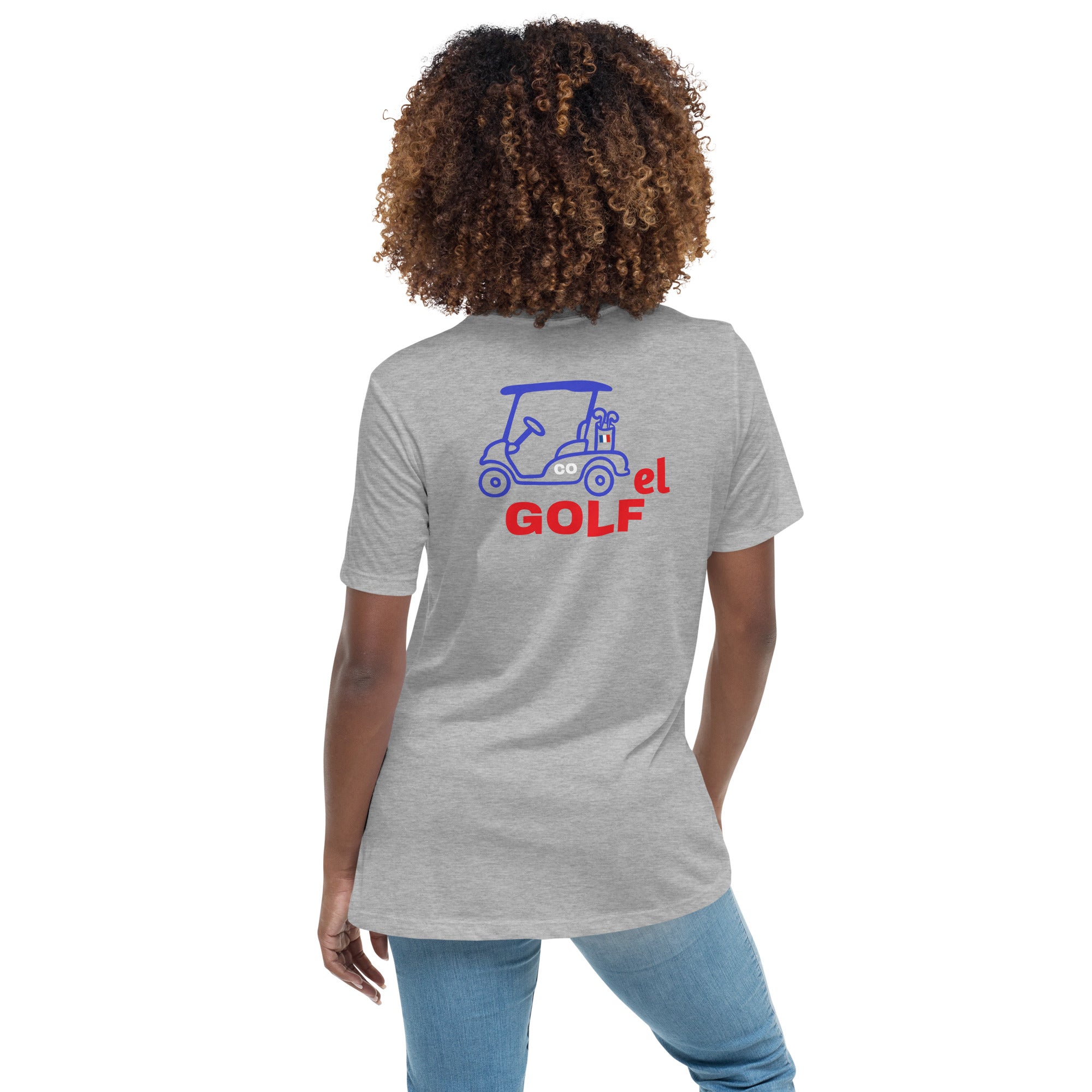 Women's Relaxed T-Shirt "Cartel Golf France"