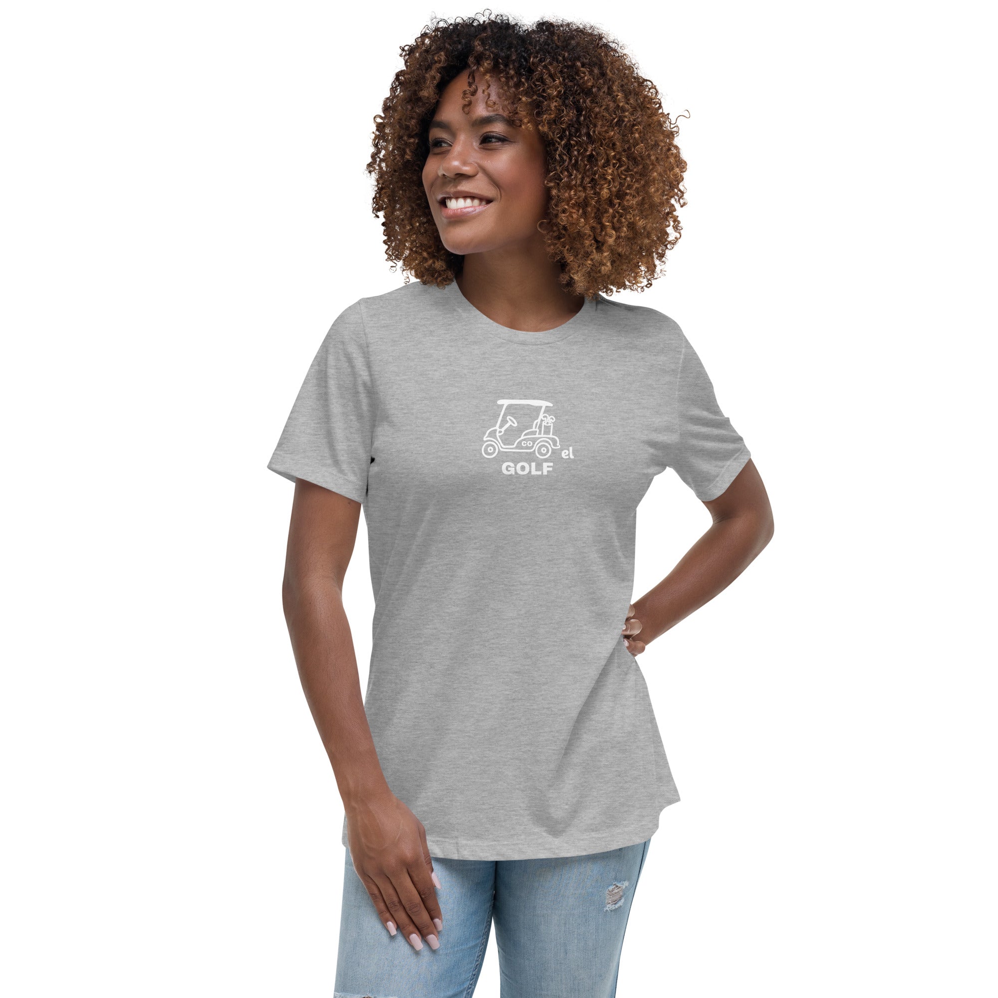 Women's Relaxed T-Shirt "Back 9s Matter"