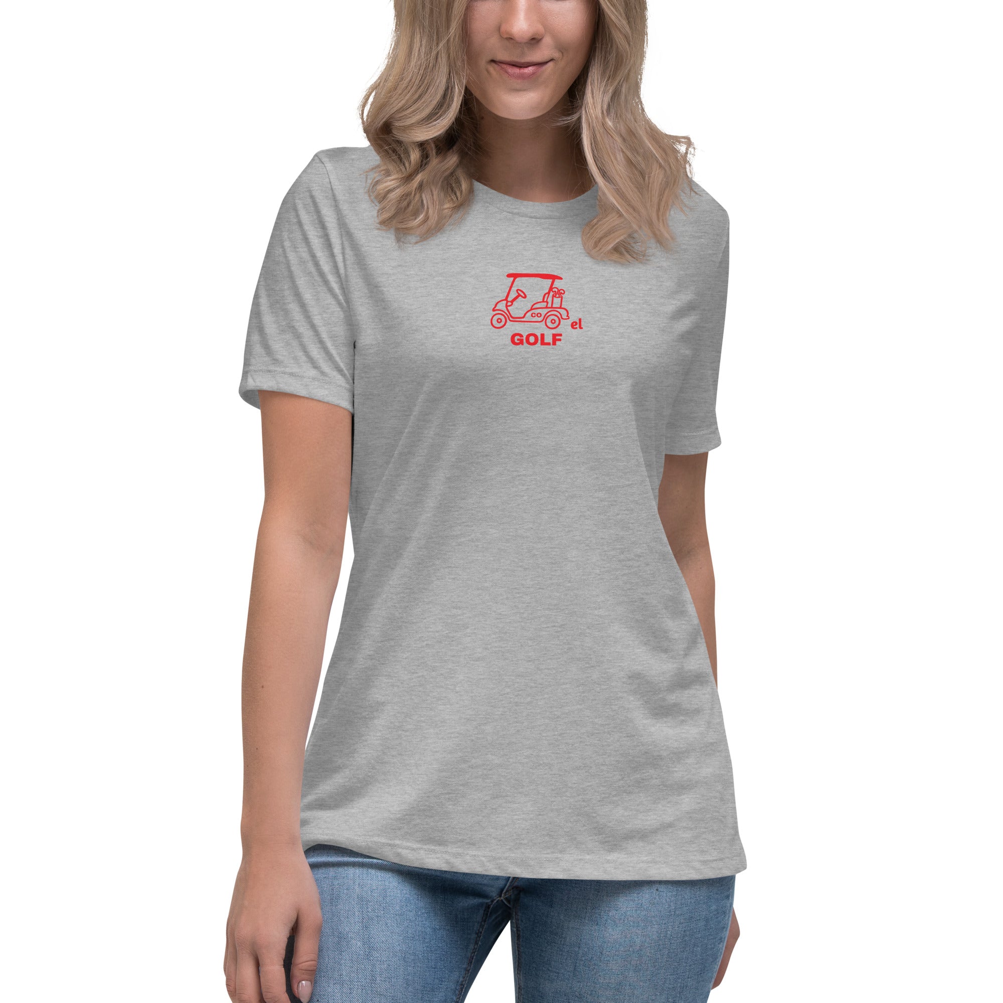 Women's Relaxed T-Shirt "Cartel Golf USA"