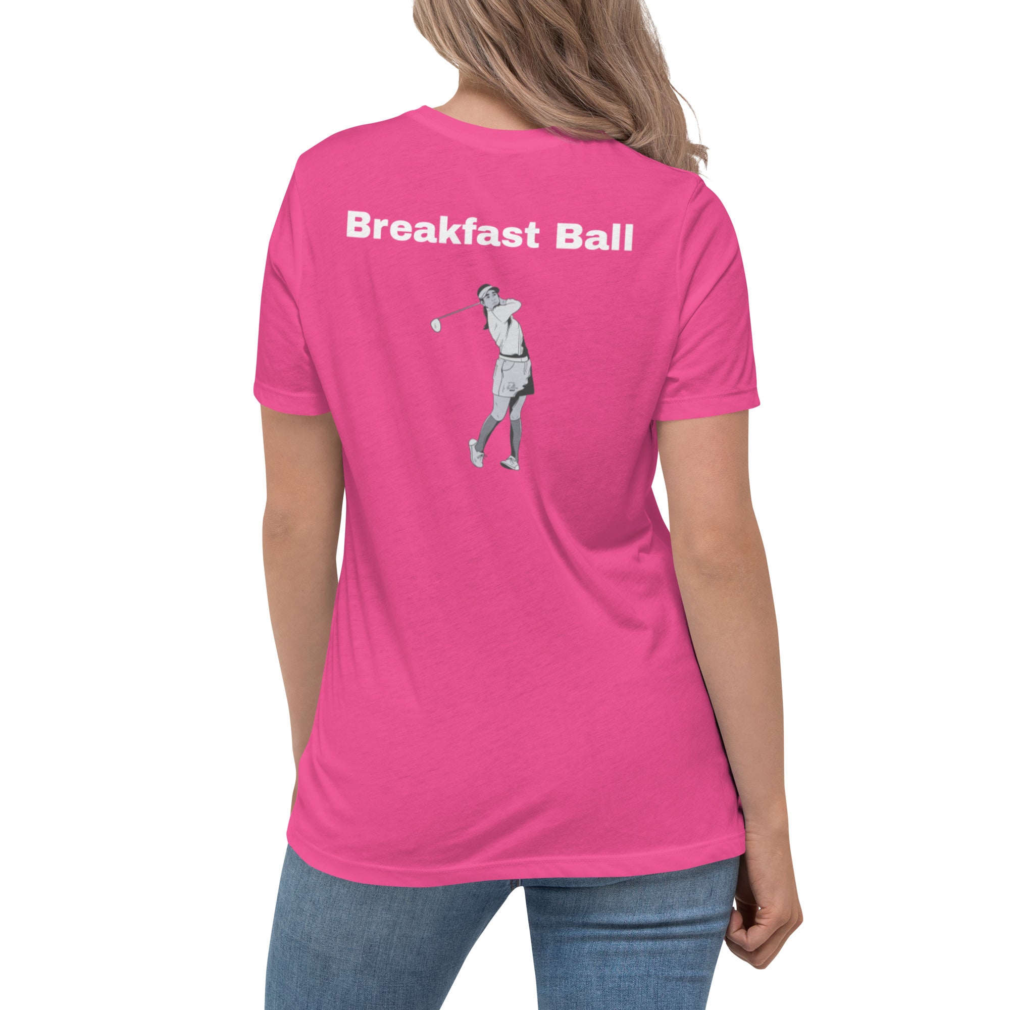 Women's Relaxed T-Shirt "Breakfast Ball"