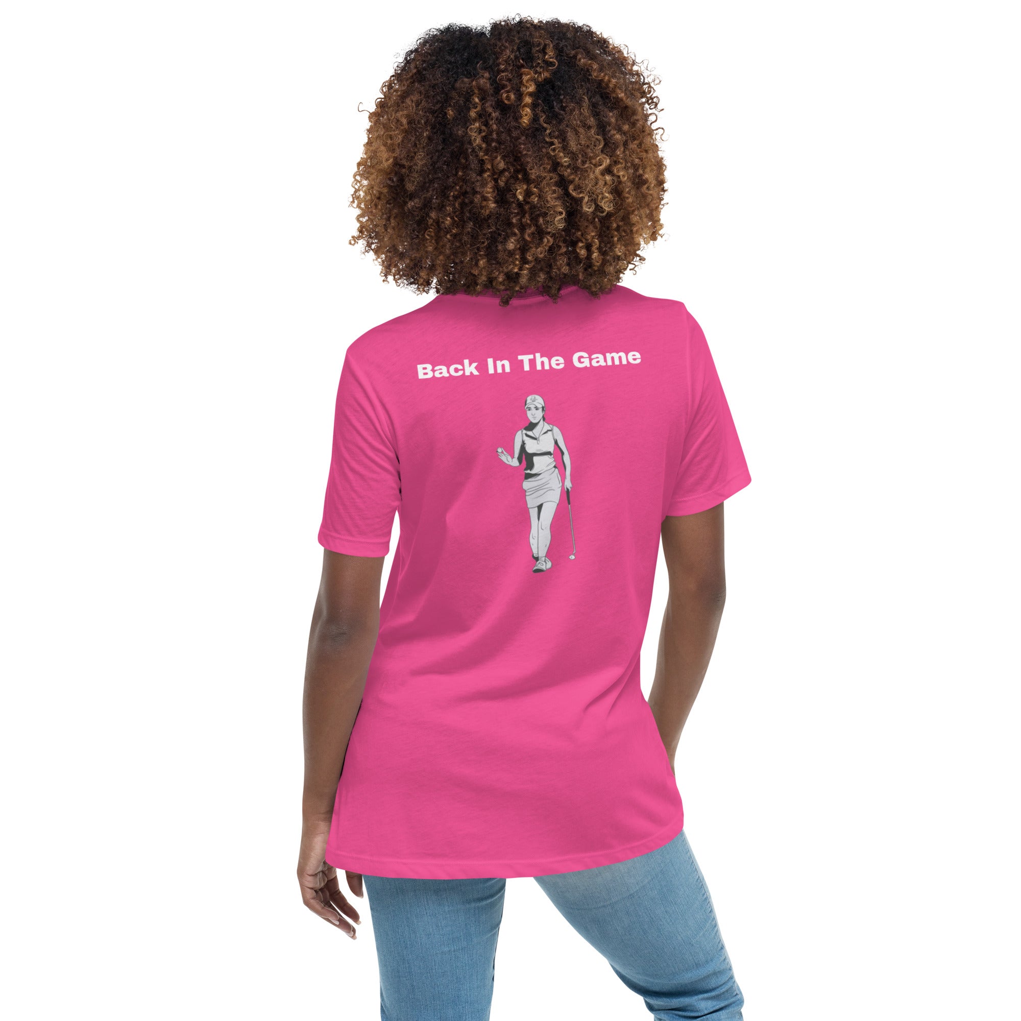 Women's Relaxed T-Shirt "Back in the game"