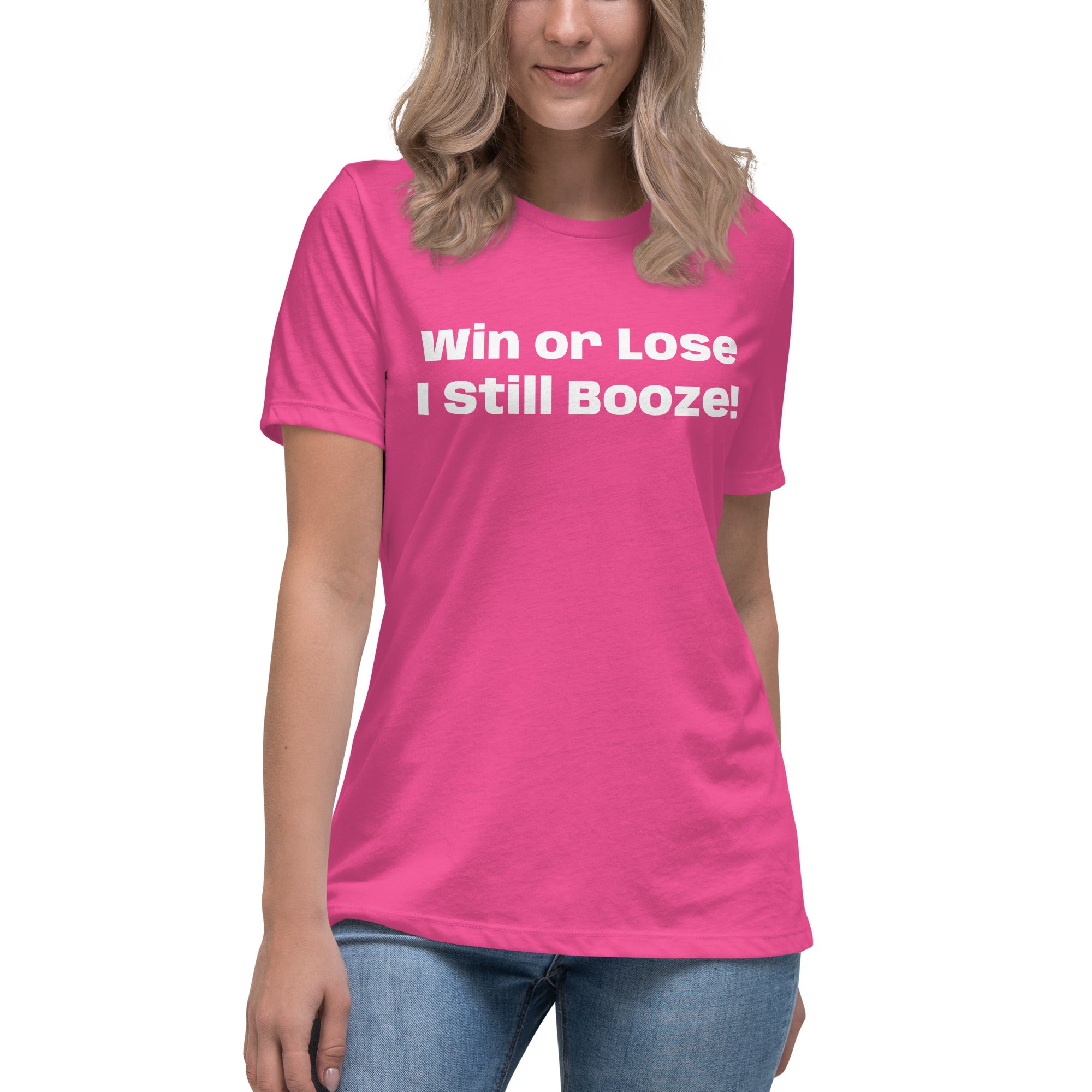 Women's Relaxed T-Shirt "Win or Lose"