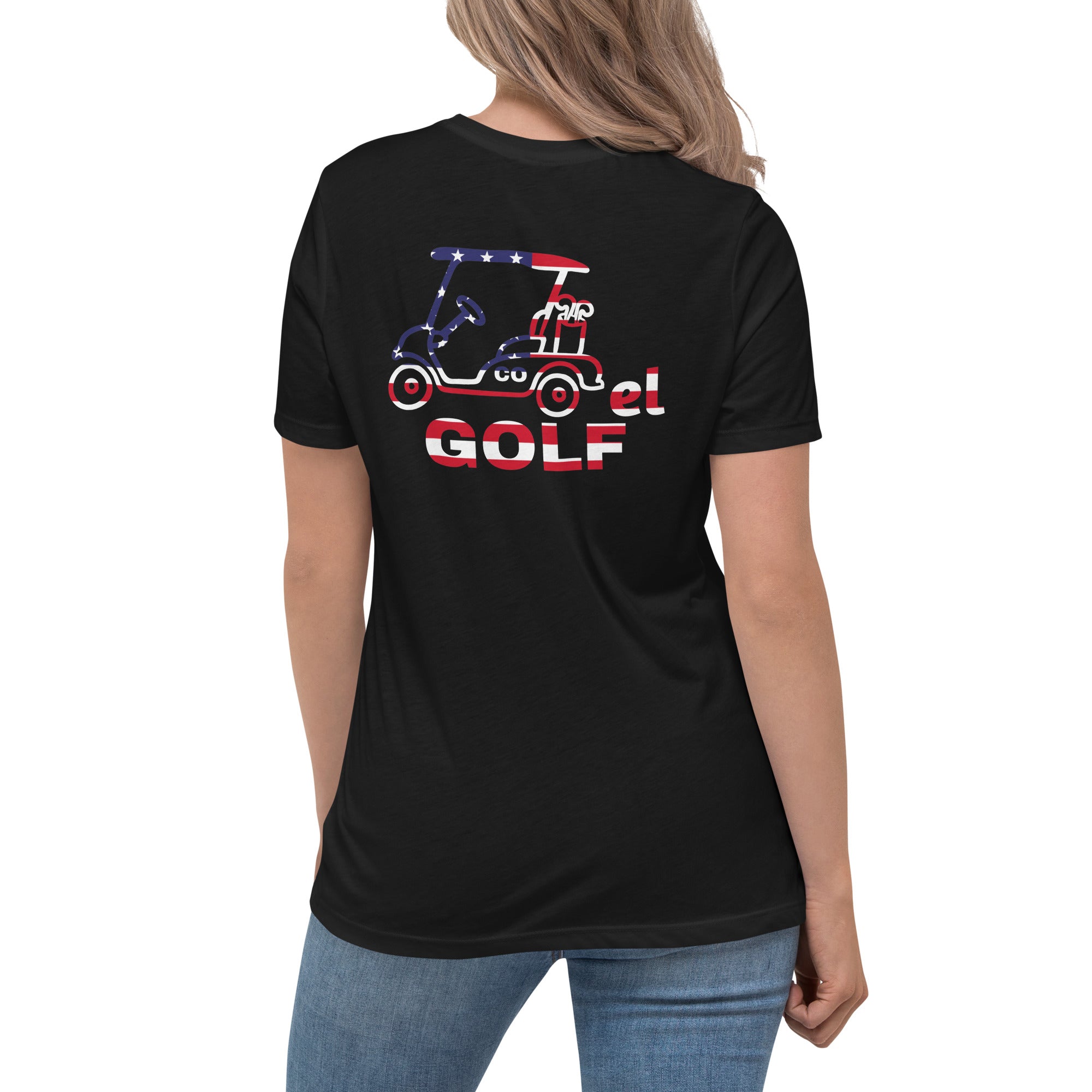 Women's Relaxed T-Shirt "Cartel Golf USA"