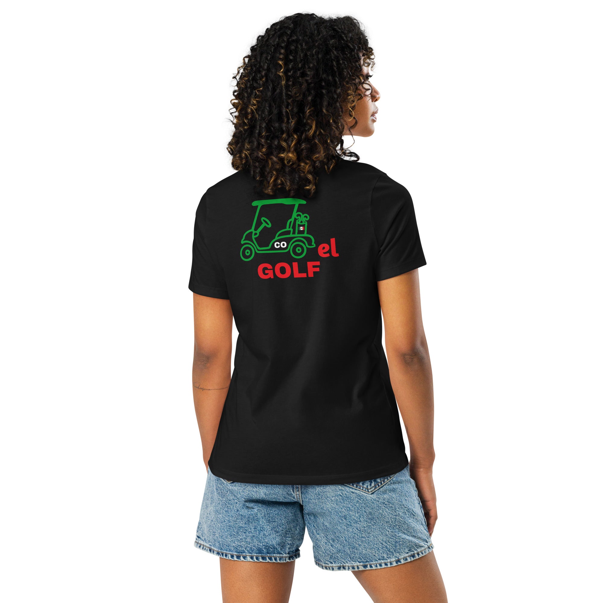 Women's Relaxed T-Shirt "Cartel Golf Mexico"