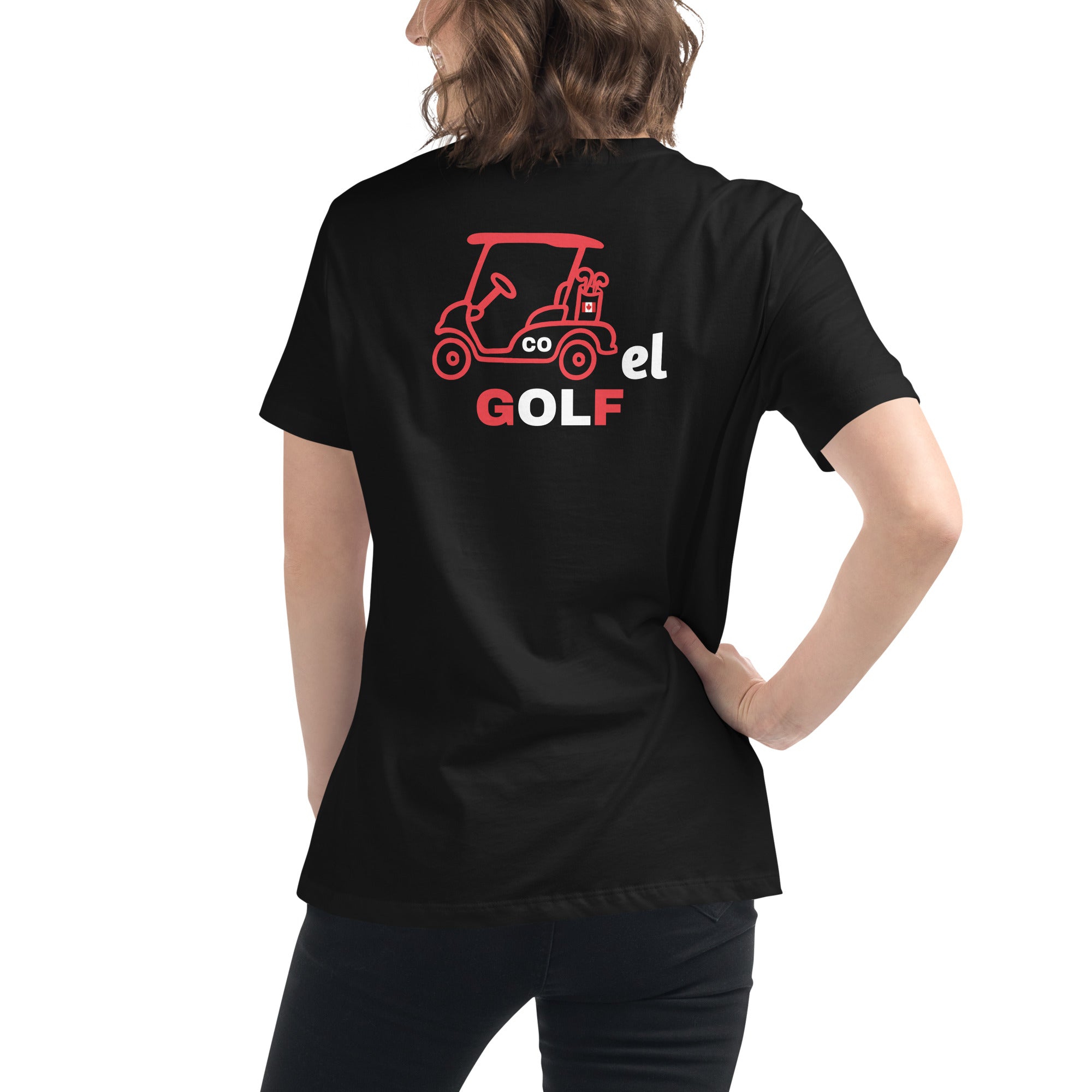 Women's Relaxed T-Shirt "Cartel Golf Canada"