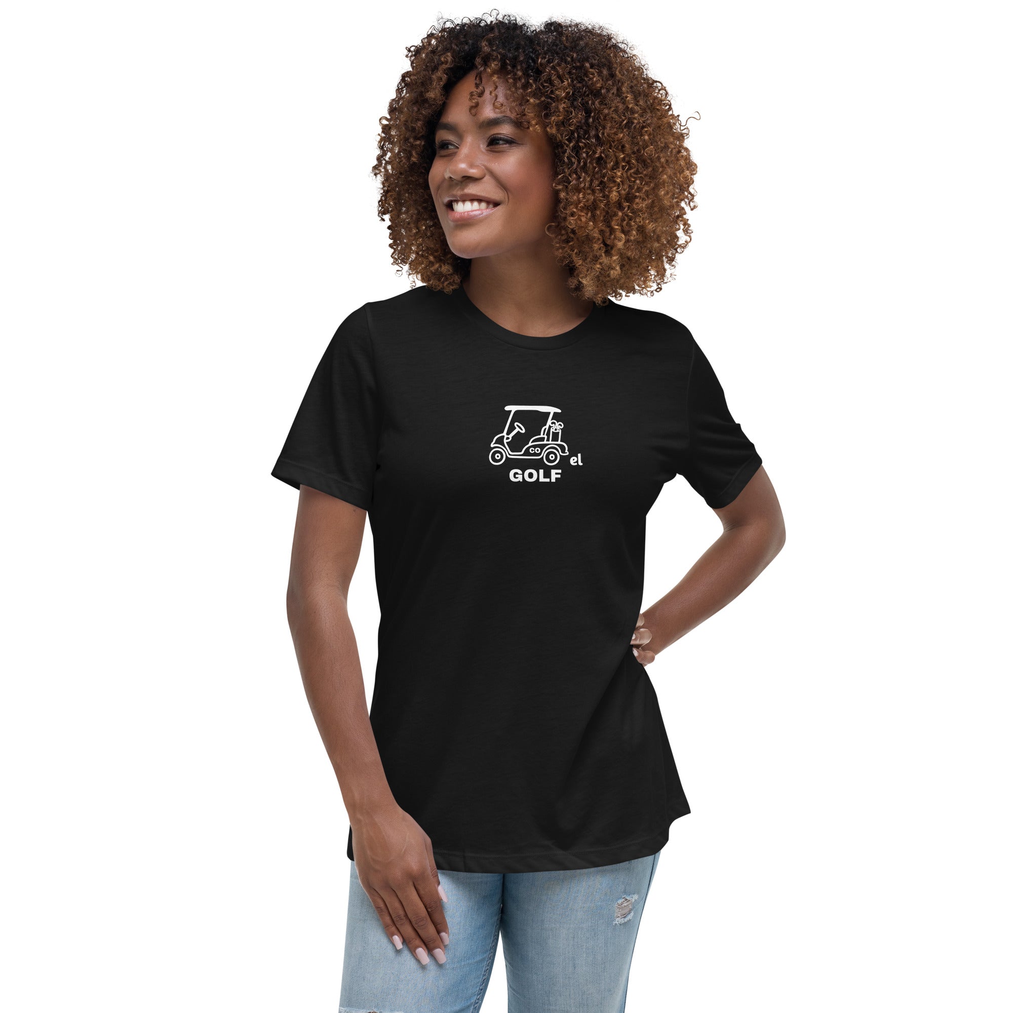 Women's Relaxed T-Shirt "Back 9s Matter"