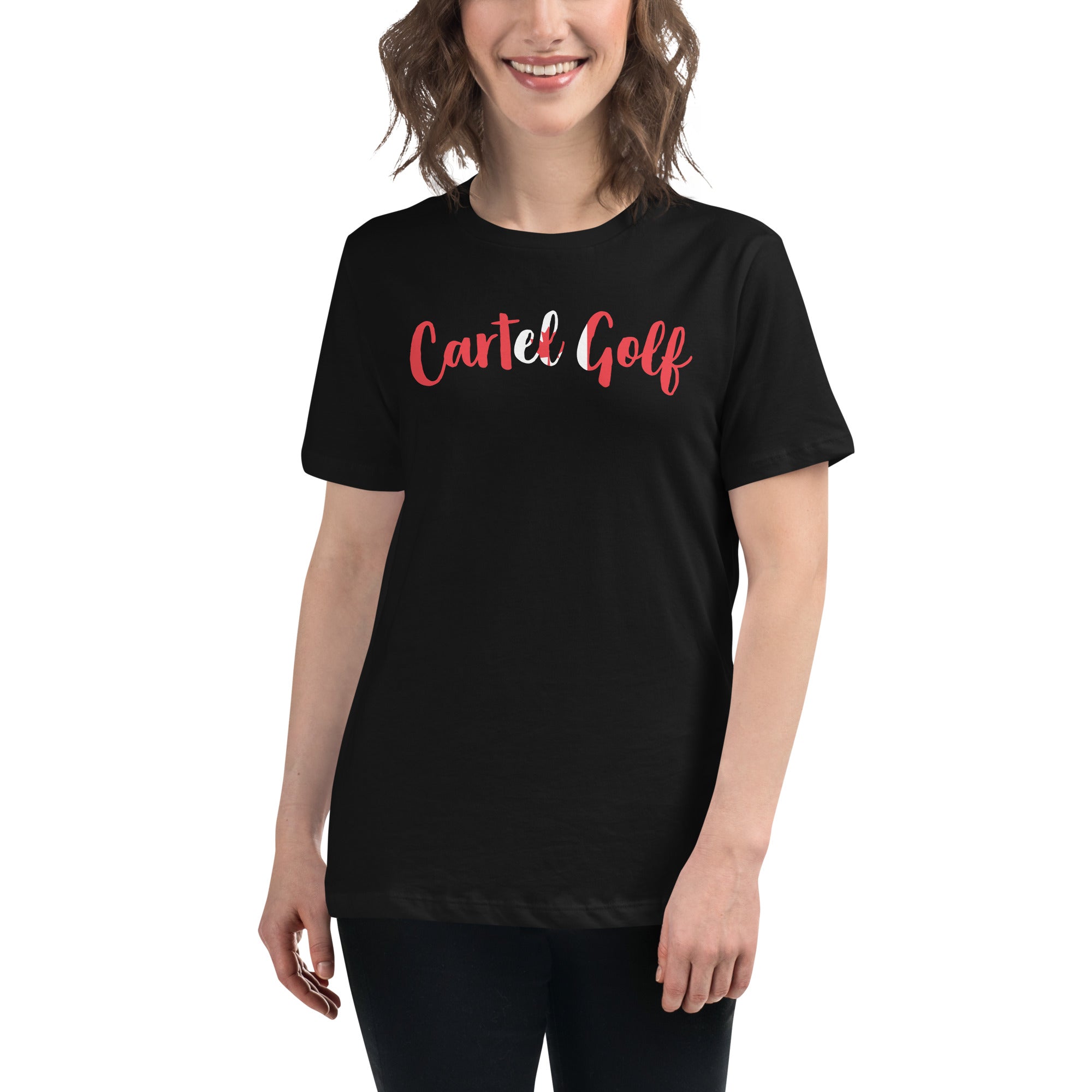 Women's Relaxed T-Shirt "Cartel Golf Canada"