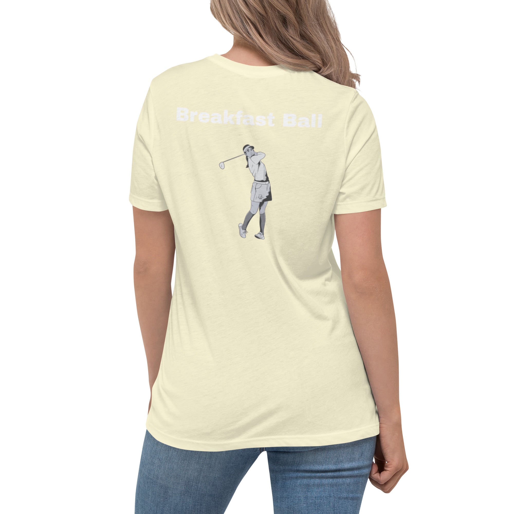 Women's Relaxed T-Shirt "Breakfast Ball"